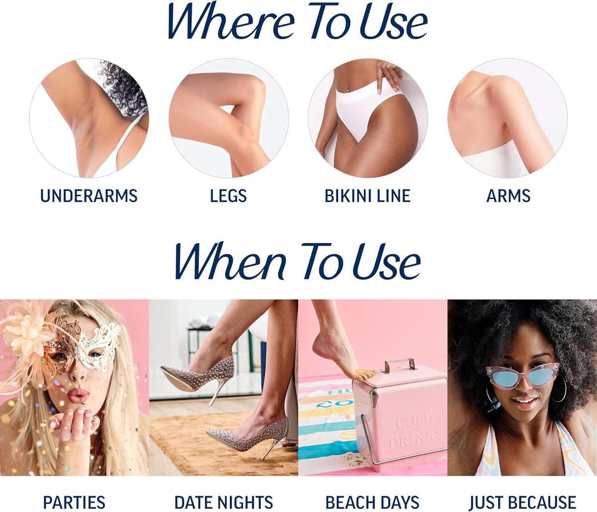 VEET Ready-To-Use Waxing Kit For Women, Wax Strips For Body Hair Removal, Wax Kit For Legs and Body, Personal Care Product, Hair Remover, 40ct Waxing Strips, 4ct Body Wipes (Pack of 3)