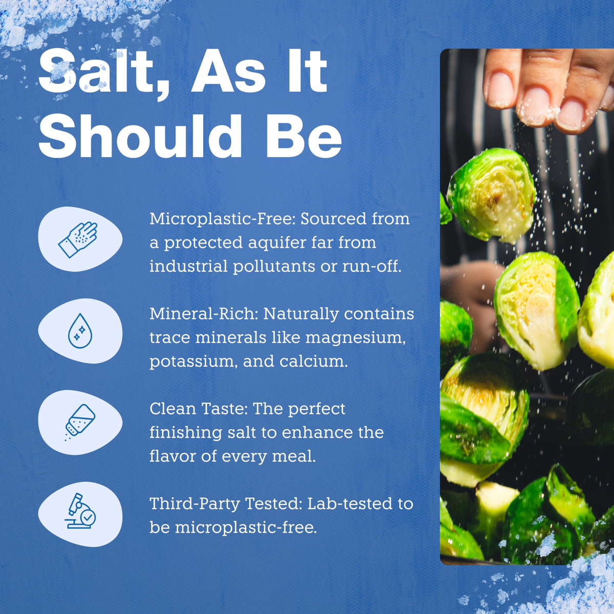 Vera Salt Flake Spring Salt – 180g Glass Jar, Hand-Harvested Spanish Finishing Salt