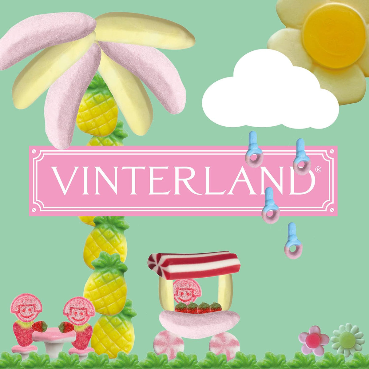 VINTERLAND Fruity Swedish Candy Mix (1.2 lb) – Assorted Gummies, Red Licorice & More