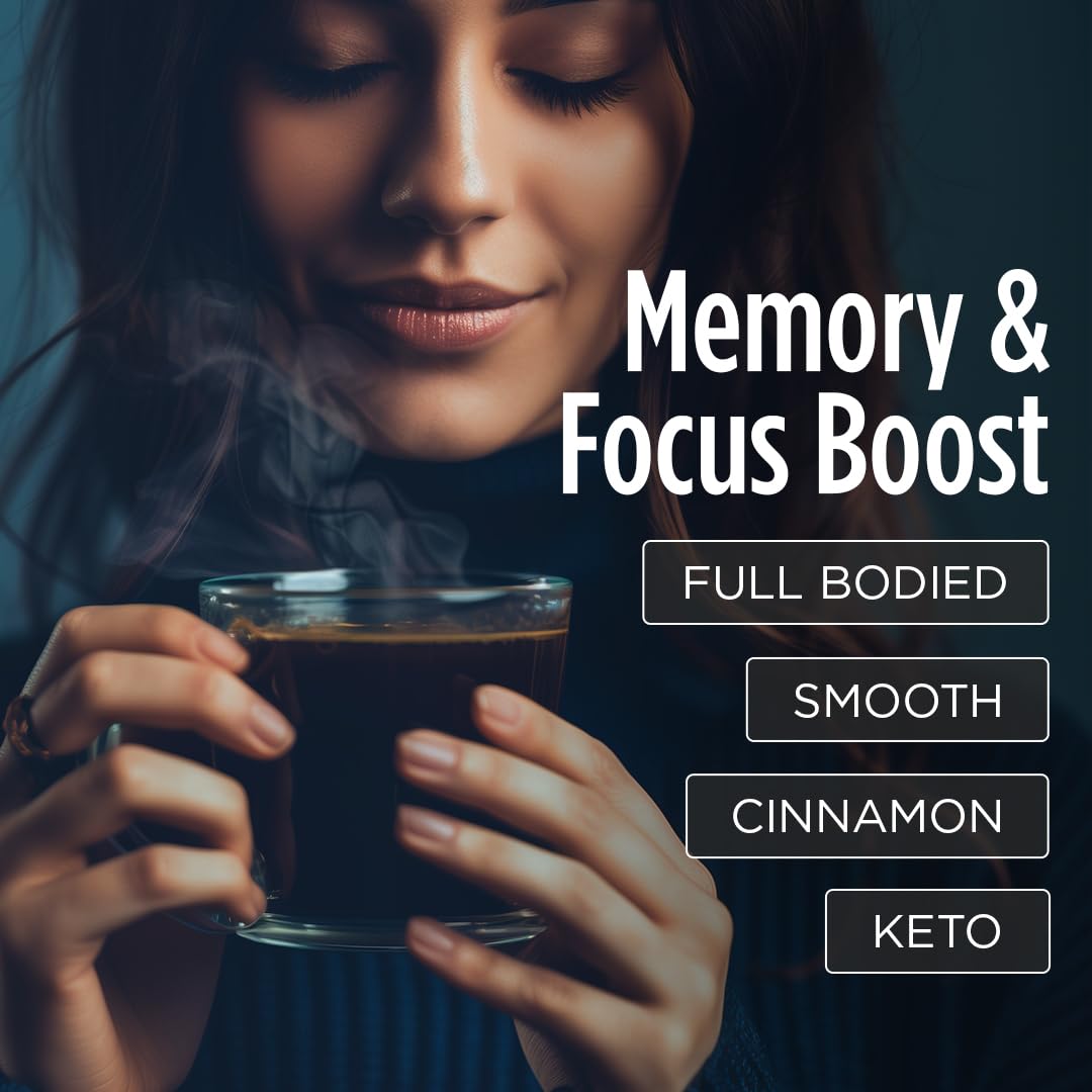 VitaCup Decaf Genius Keto Coffee Pods with MCT Oil, Turmeric & B Vitamins – Focus in a Single-Serve Pod (16 Ct)