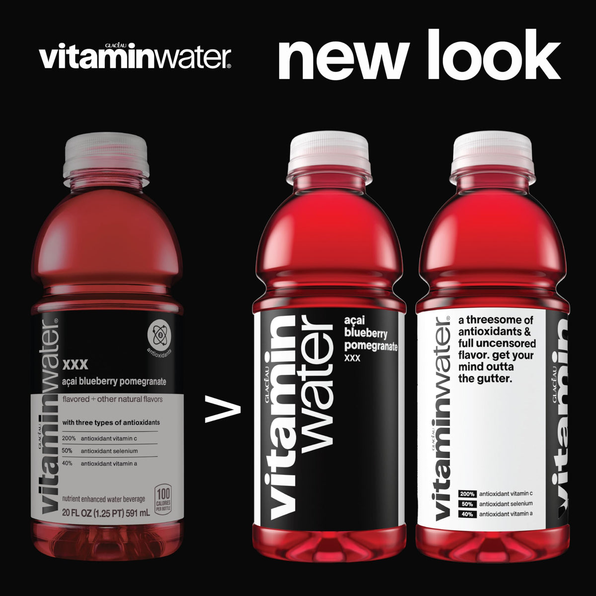 Vitaminwater Elevate Blue Raspberry Limeade – Nutrient-Enhanced Water, 20 oz, 12 Pack