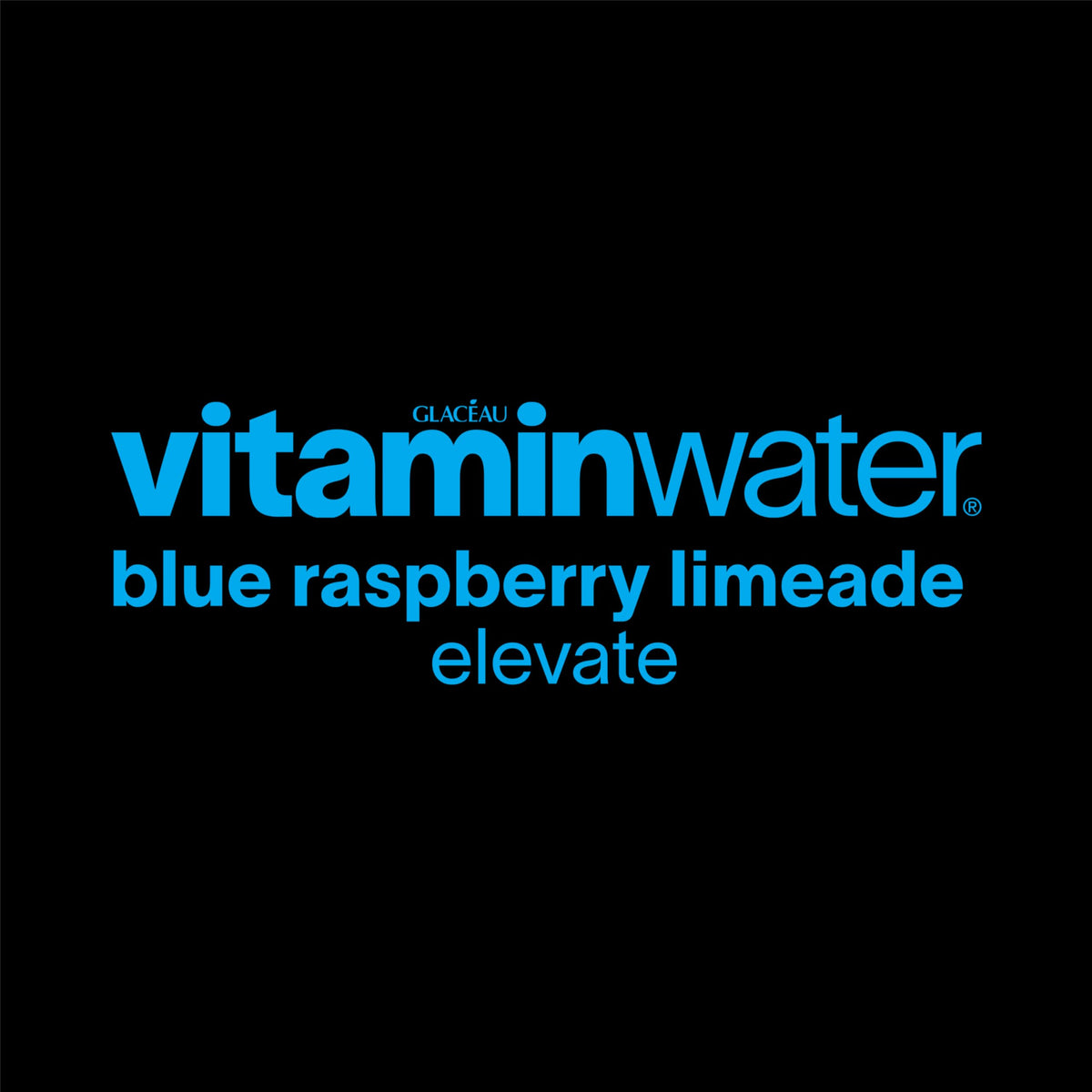 Vitaminwater Elevate Blue Raspberry Limeade – Nutrient-Enhanced Water, 20 oz, 12 Pack