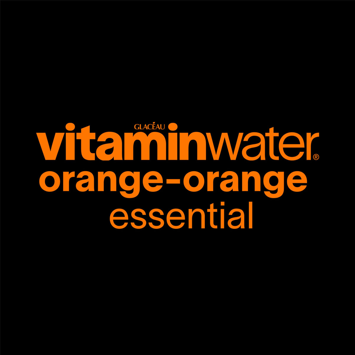 vitaminwater Essential Orange-Orange Flavored Water – 20 oz Bottles, 12 Pack