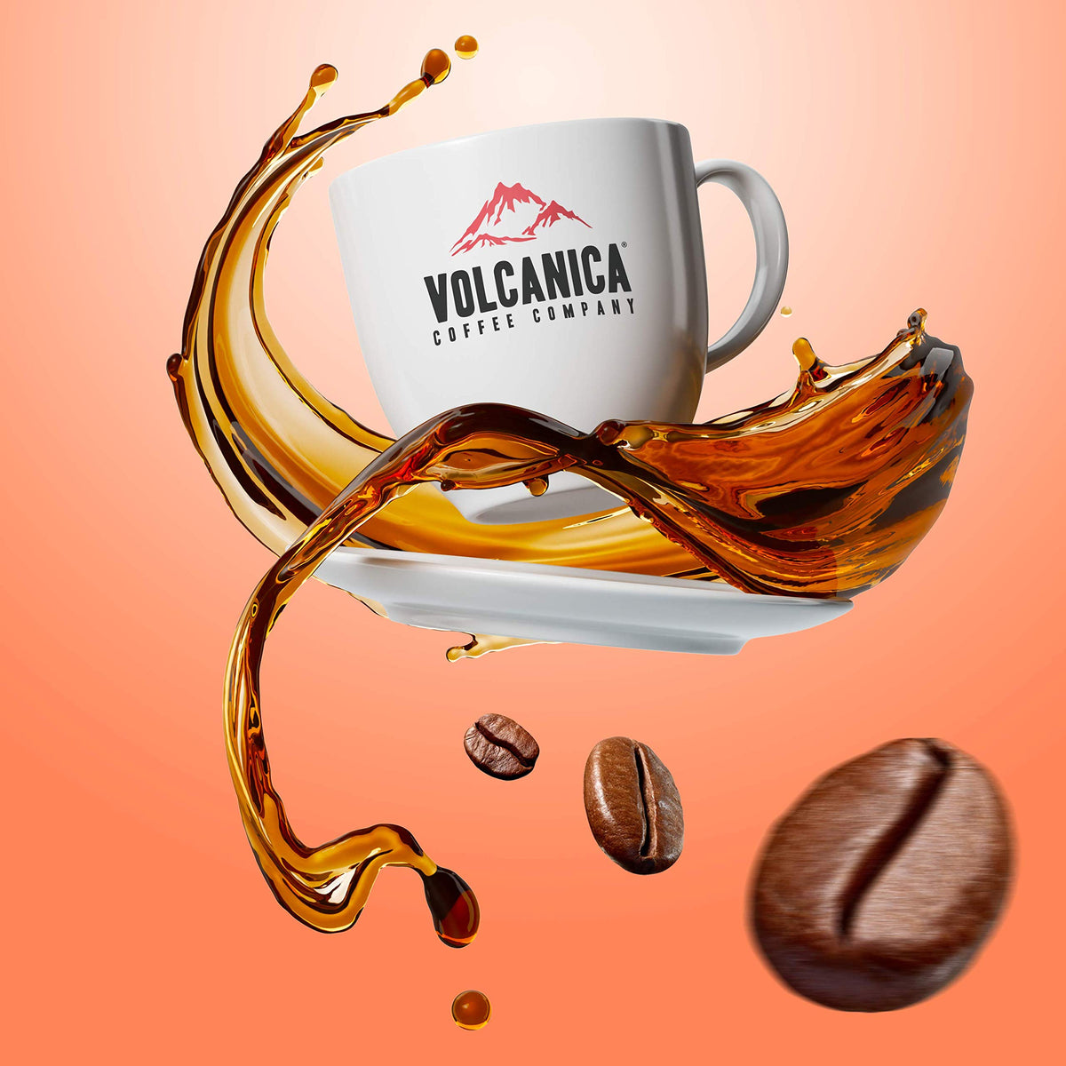 Volcanica Coffee Brazil Bracosta Estate Ground Coffee – Fresh Roasted 16 oz