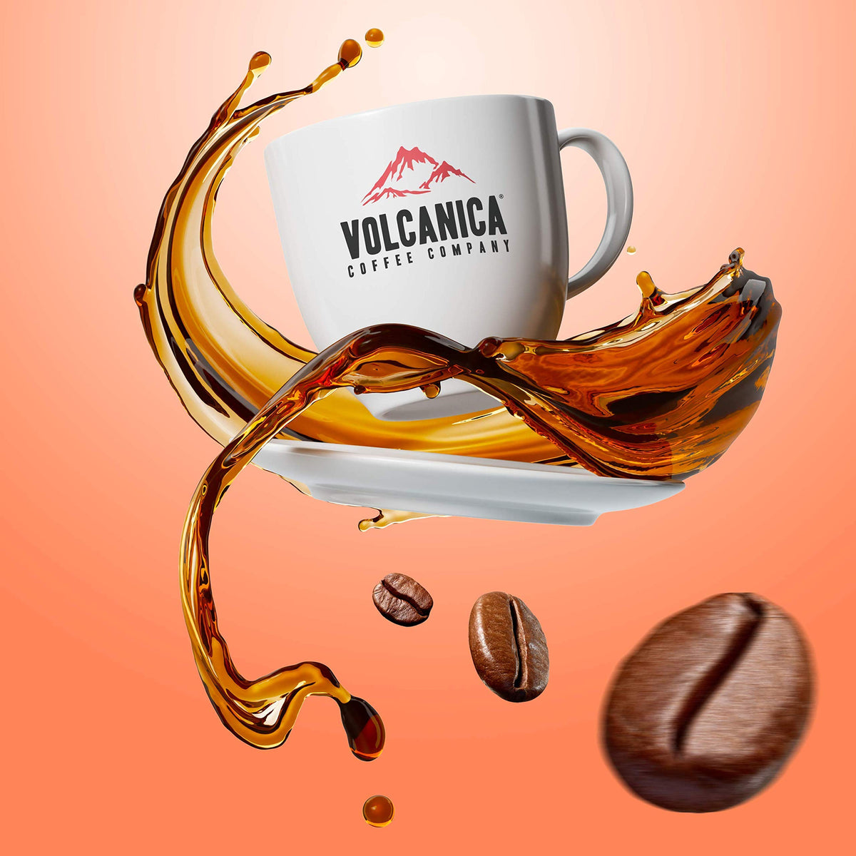 Volcanica Kenya AA Coffee – 100% Pure Ground, Fresh Roasted (16 oz)