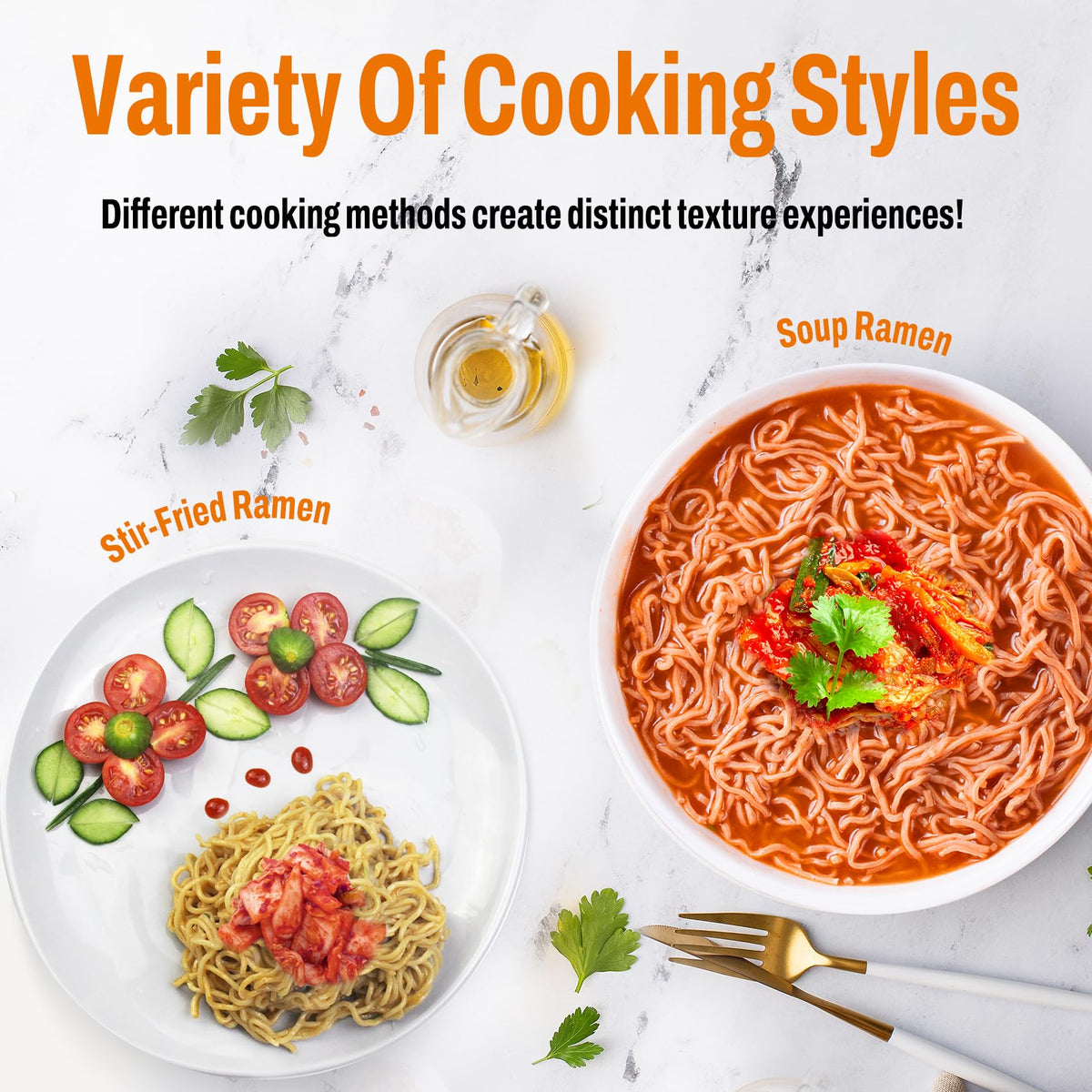 VOLO VERO High Protein Instant Ramen Noodles – Spicy Kimchi, 32g Protein, Vegan