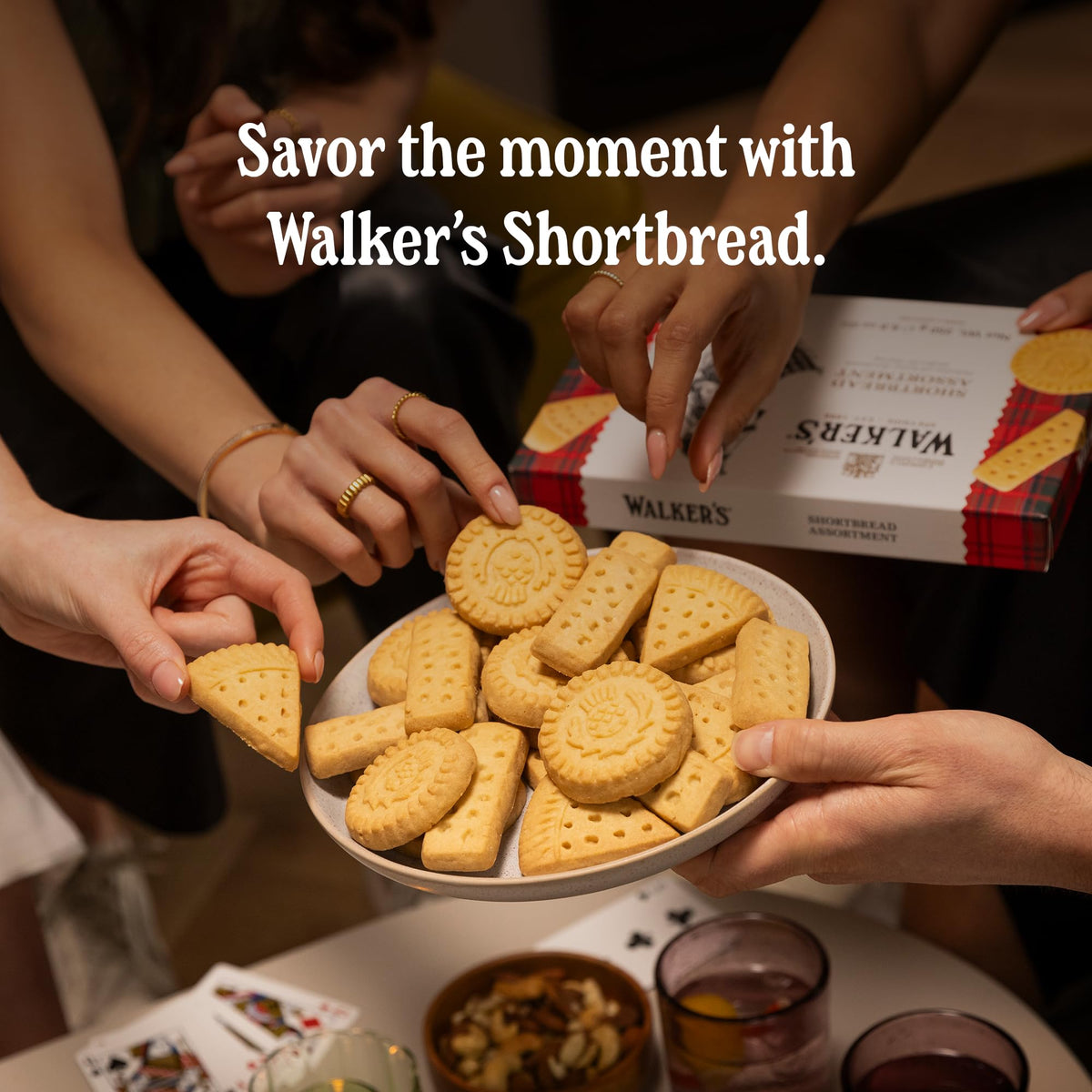 Walker’s Assorted Scottish Cookie Variety Pack – 100 Snack Packs (2 Cookies Each)