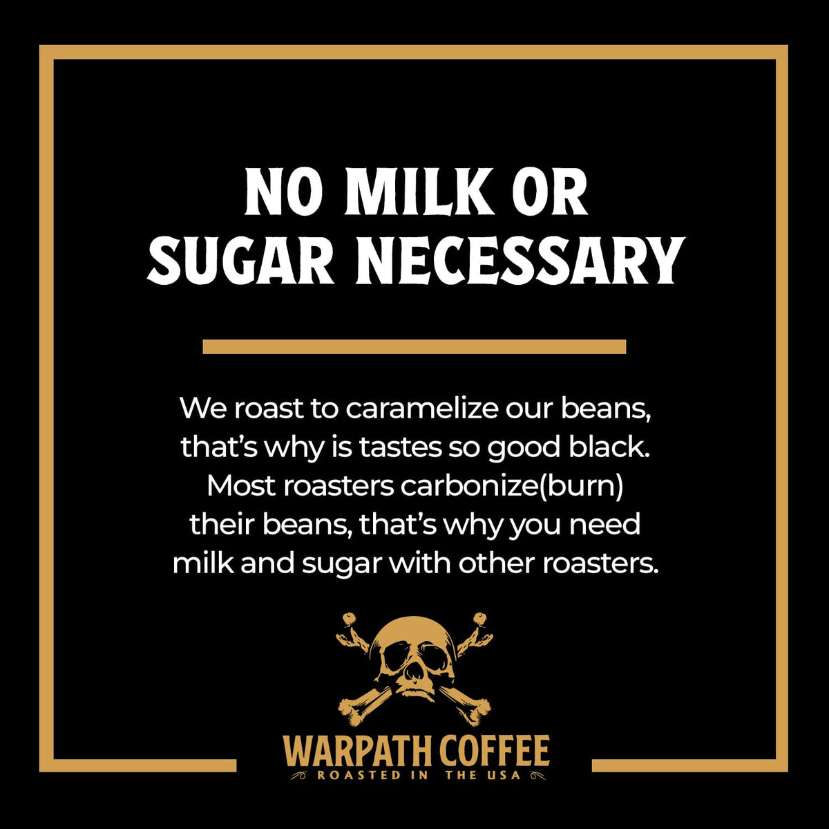 Warpath Coffee Dark Roast Mariner's Blend – High Caffeine Arabica, 2lb