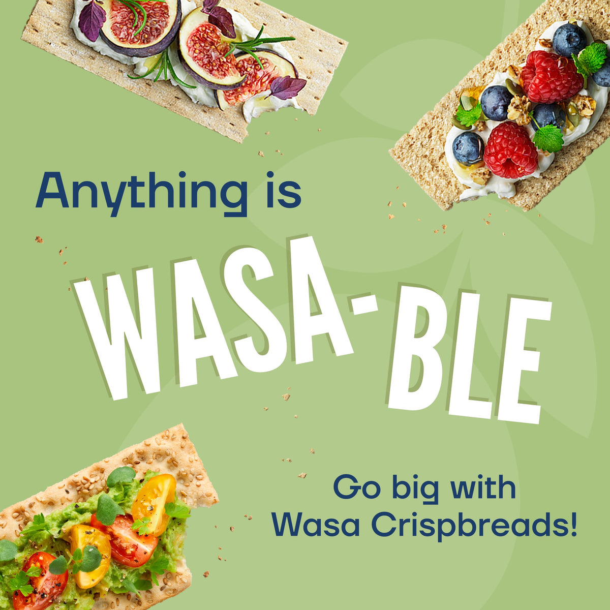 Wasa Rosemary & Sea Salt Flatbread Thins – Pack of 10 (Non-GMO Whole Grain)
