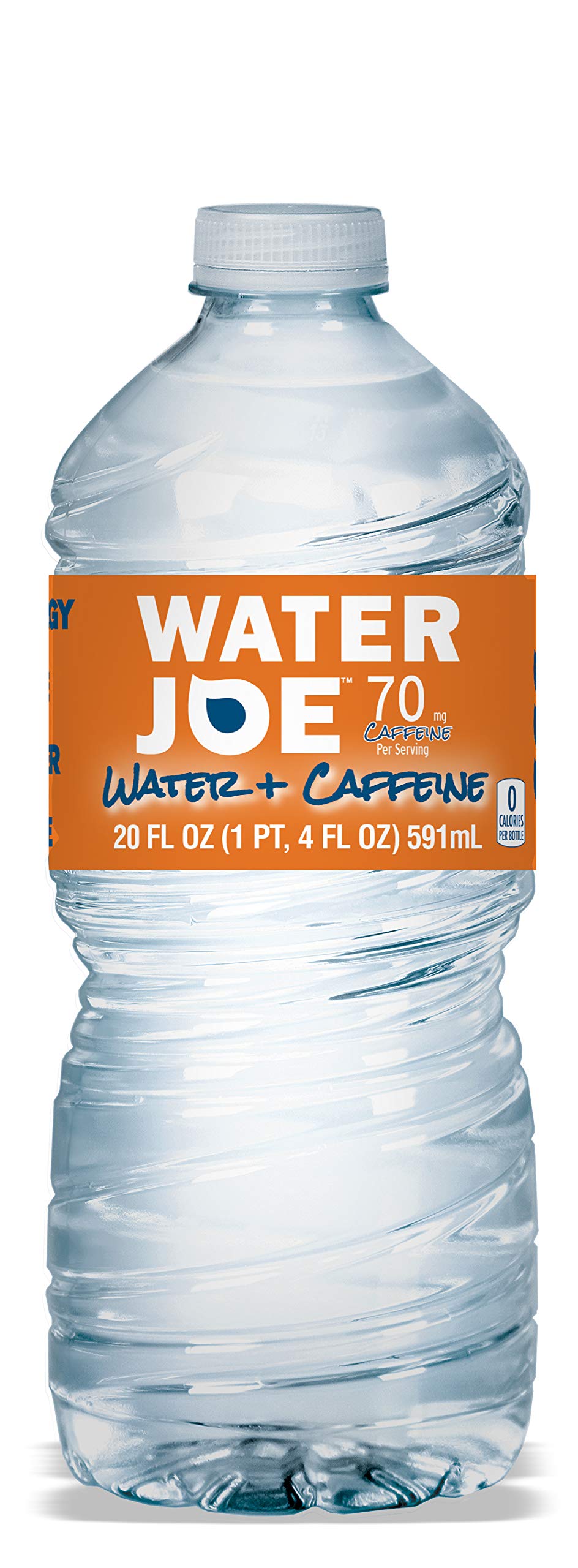 Water Joe Caffeinated Water – 12 Pack, 20 oz Bottles, 70 mg Caffeine, Sugar Free