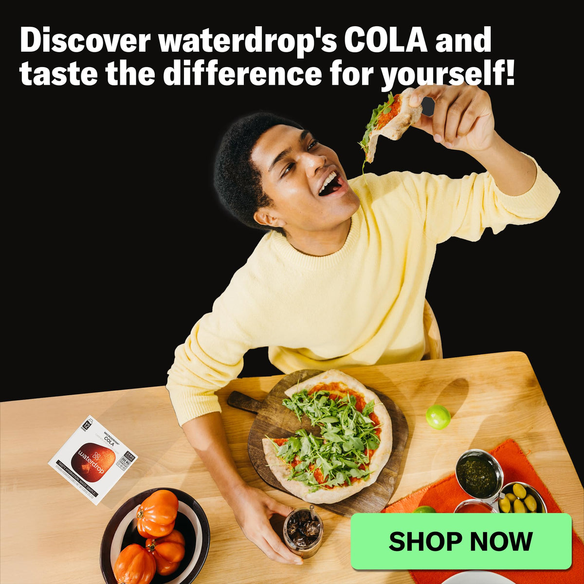 Waterdrop MICRODRINK Hydration Cubes – Cola Flavor with Vitamin C & Electrolytes, 36 Count