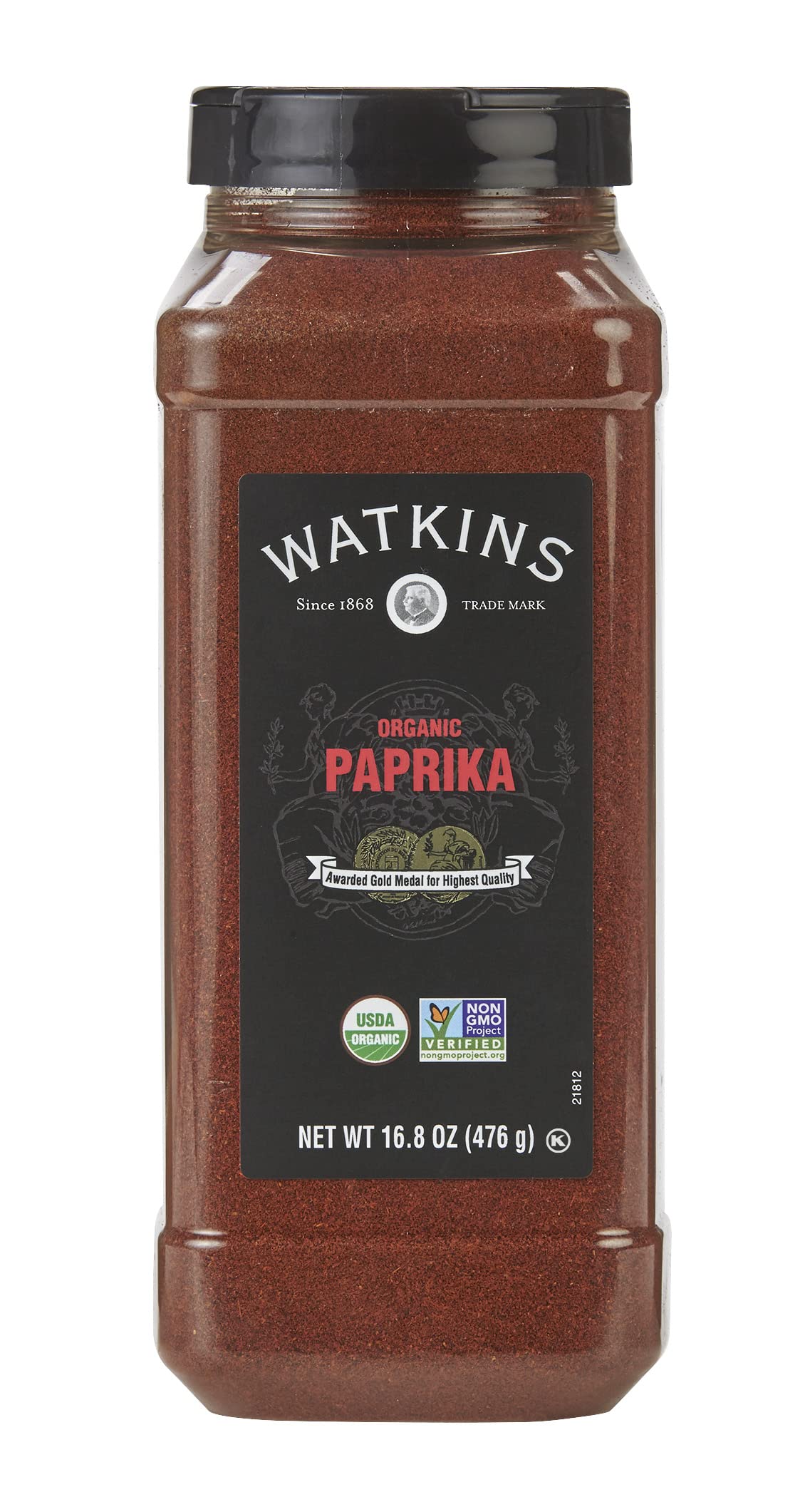Watkins Organic Paprika – 16.8 oz Bulk, Gold Medal Quality