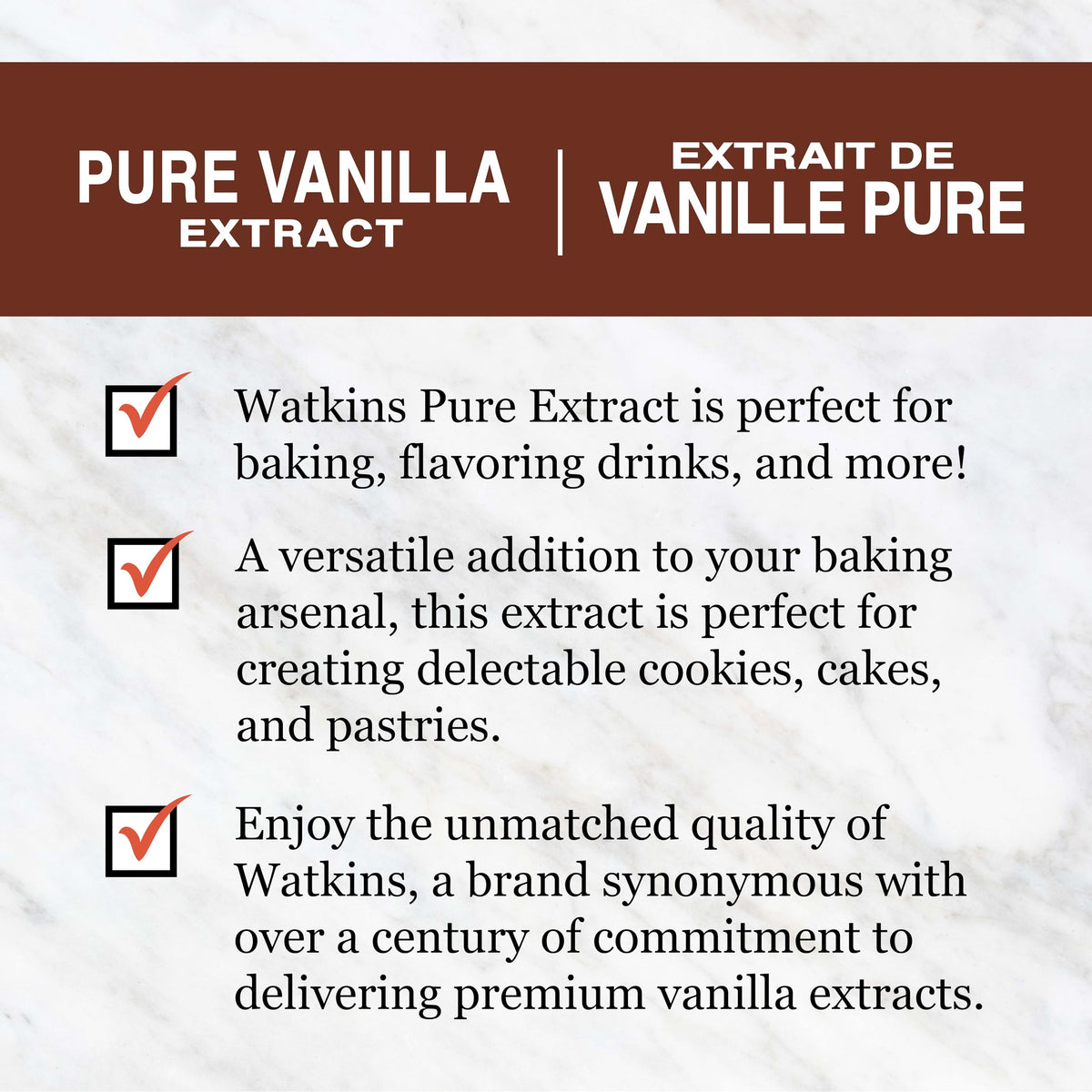 Watkins Pure Vanilla Extract – 16 oz | Madagascar Vanilla Flavor