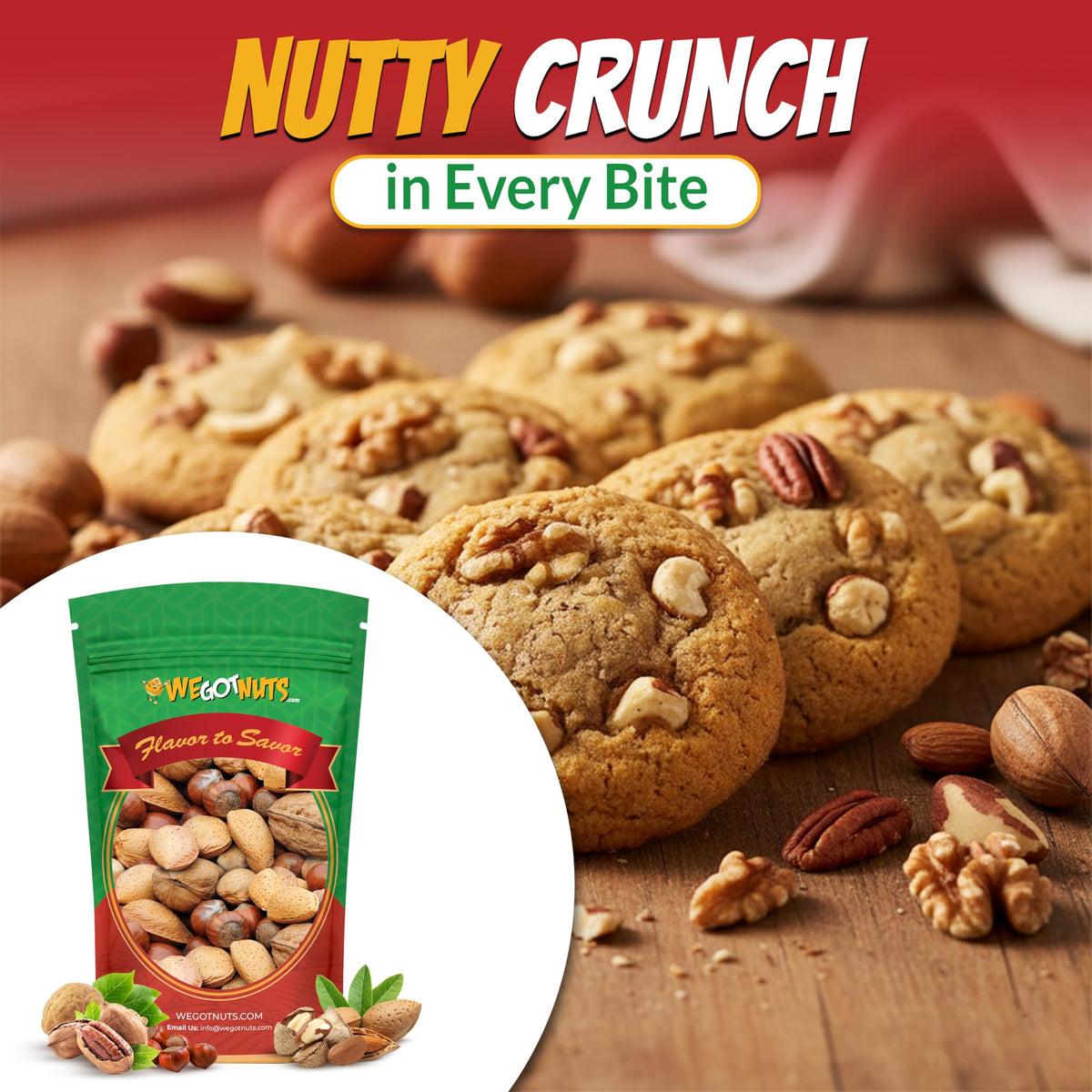 We Got Nuts Deluxe Mixed Nuts In-Shell 5 Pounds – Raw, Unsalted, Kosher Snack Mix