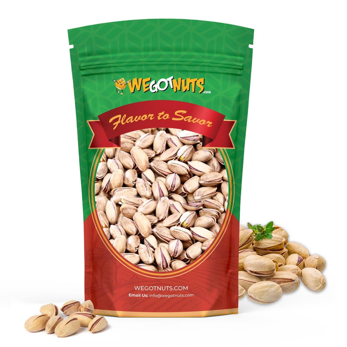 We Got Nuts Turkish Antep Pistachios 5lb – Premium Kosher Roasted In-Shell