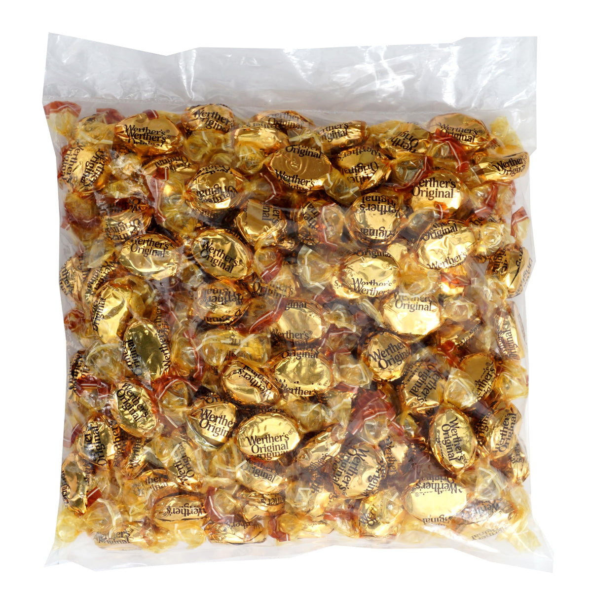 Werther's Original Creamy Caramel Filled Hard Candy Mix — 2 lb Bulk Bag | The Hampton Candy Company