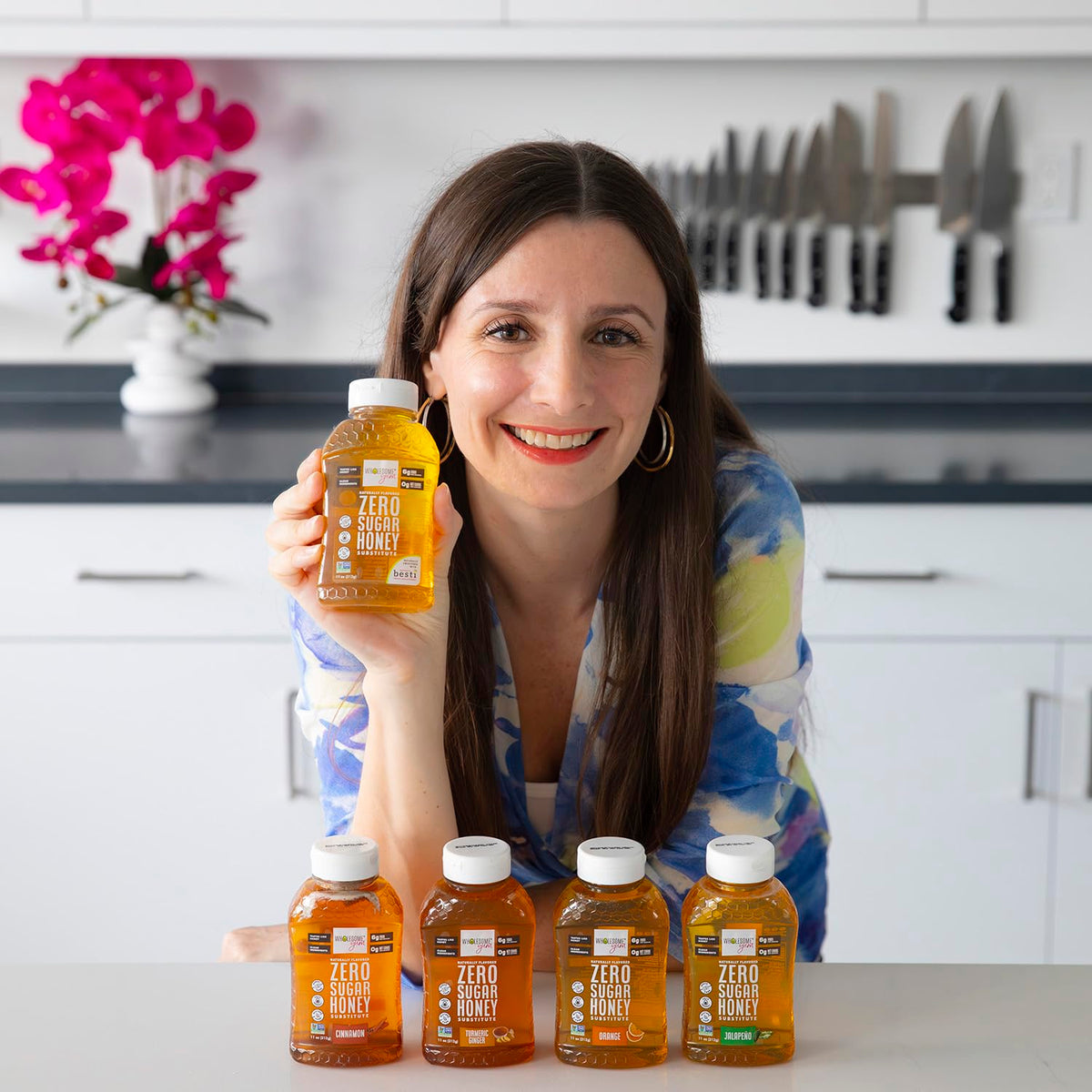 Wholesome Yum Zero Sugar Honey Substitute (2 Pack) – Keto & Sugar Free Honey Alternative with Monk Fruit & Allulose