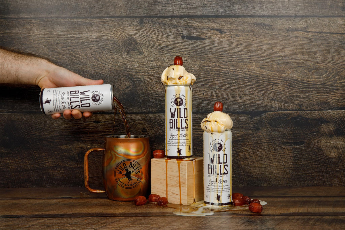 Wild Bill's 12 Flavor Craft Soda Variety Pack | Pure Cane Sugar, No HFCS, Caffeine Free, Gluten Free, Vegan