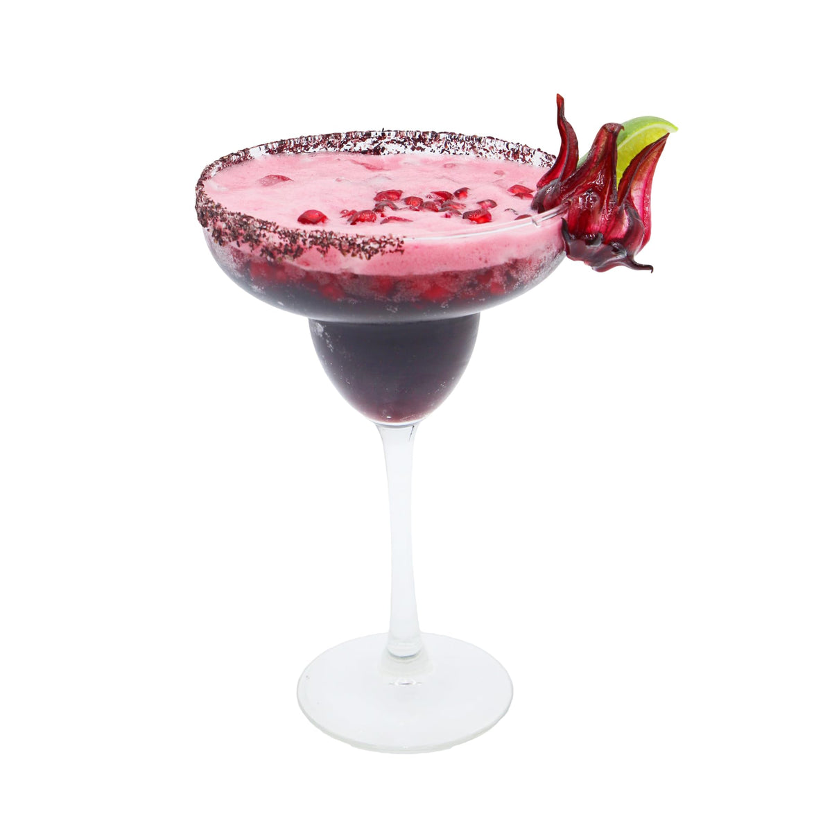 Wild Hibiscus Flowers in Syrup – 50 Edible Flowers per Jar, Champagne Garnish, 2.5 lbs, Natural, Kosher Pareve