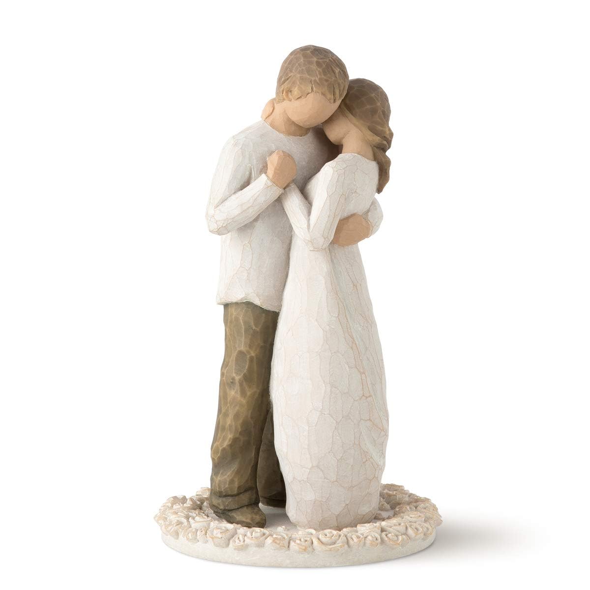 Willow Tree Promise Cake Topper – Hand-Painted 6-inch Romantic Wedding Keepsake