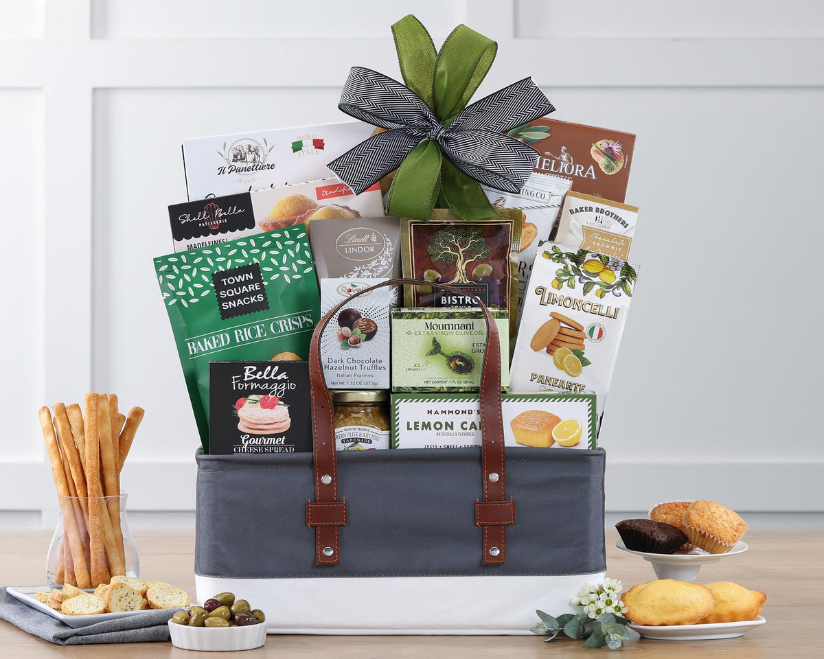 Wine Country Gift Baskets The Connoisseur Gourmet Gift Basket – Deluxe Food Gift