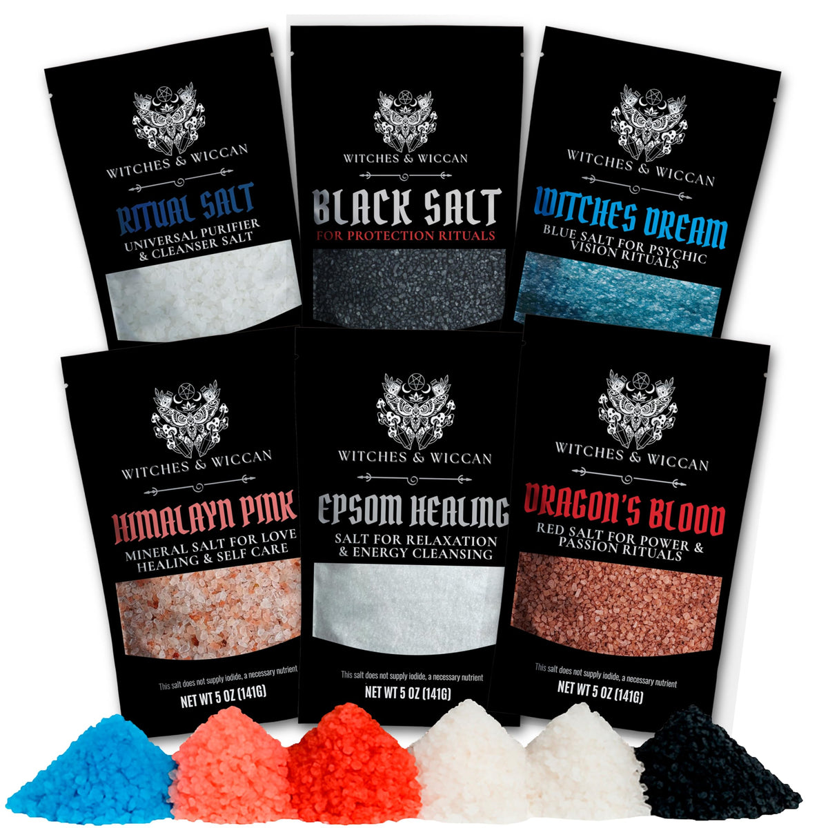 Ritual Salt Starter Pack for Ceremony & Spell | Witches & Wiccan