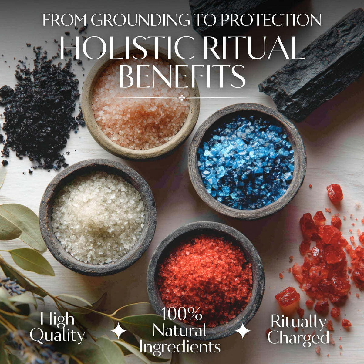 Ritual Salt Starter Pack for Ceremony & Spell | Witches & Wiccan
