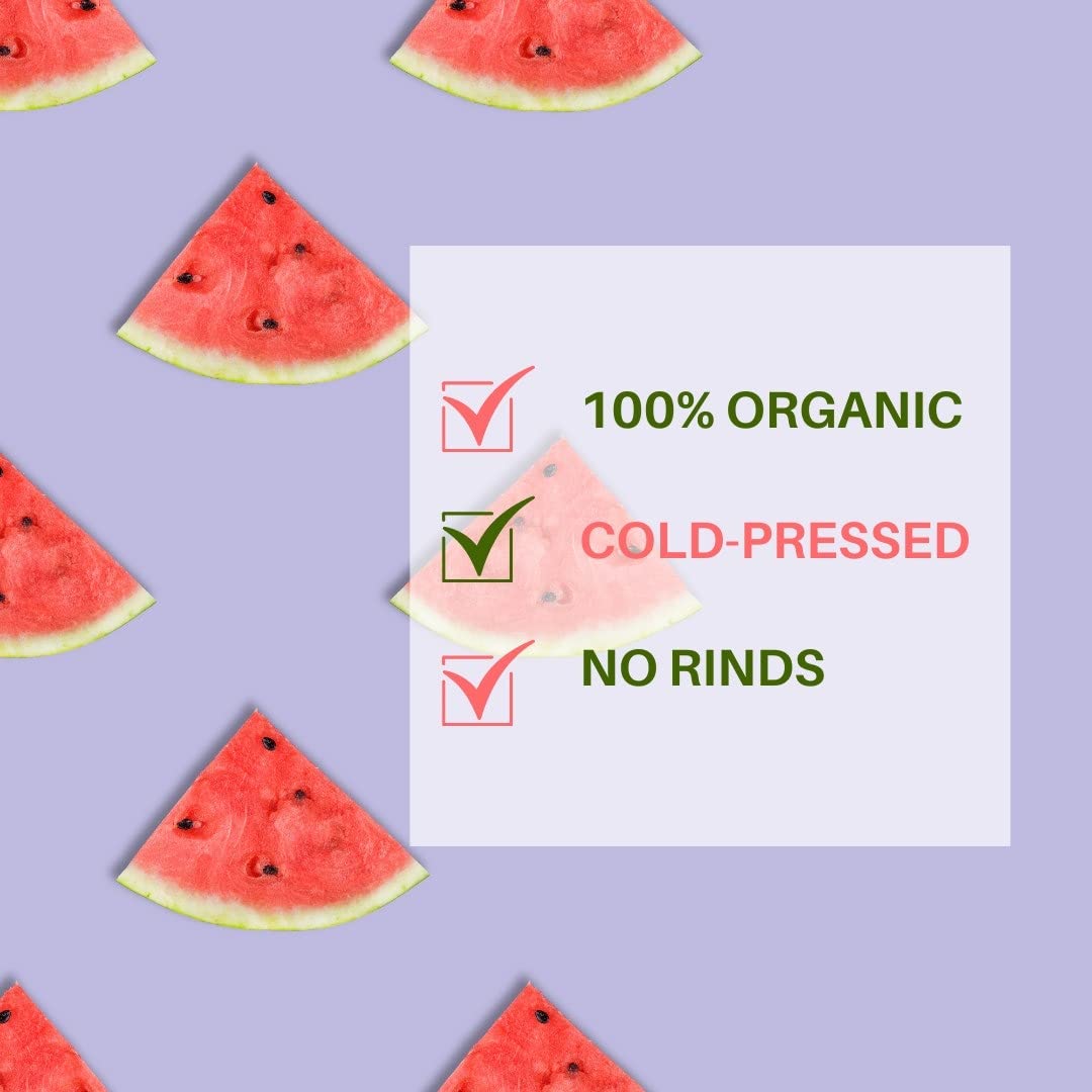 Wonder Melon Organic Watermelon Juice Variety Pack – Cold Pressed (6 Bottles): Basil Cucumber & Lemon Cayenne