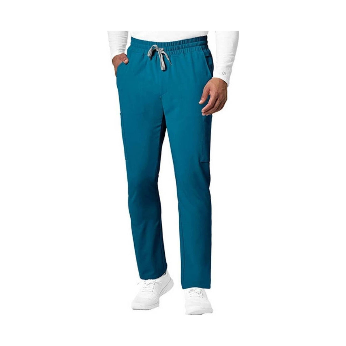 Wink Men's Slim Cargo Scrub Pants - Caribbean