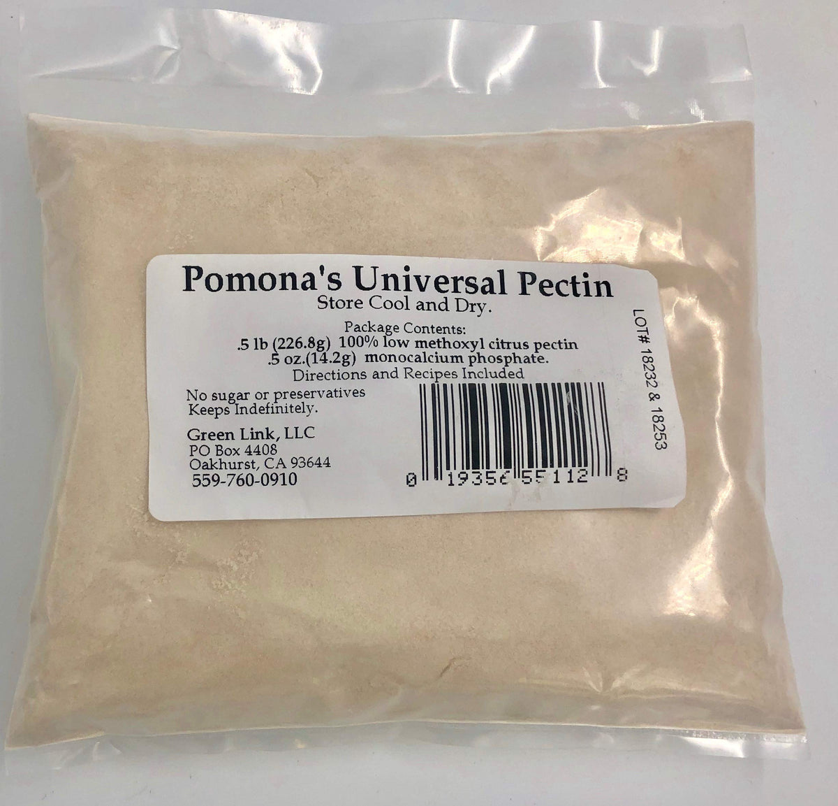 Workstead Pomona's Universal Pectin – 1/2 lb Bulk Package