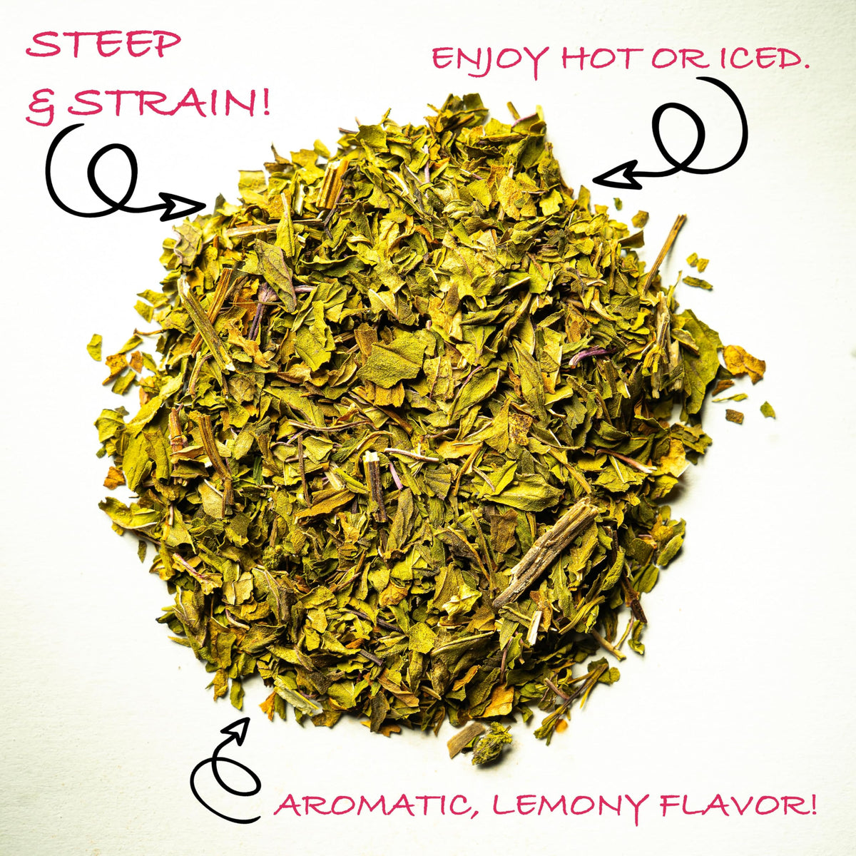 Worldwide Botanicals Organic Lemon Balm Tea - Loose Leaf 1lb | Caffeine-Free & Kosher
