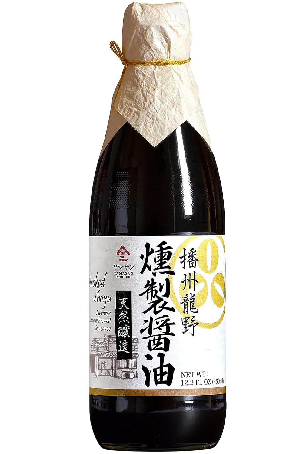 YAMASAN KYOTO UJI Smoked Shoyu — 500 Days Aged, Naturally Brewed, Handmade in Japan (360ml)