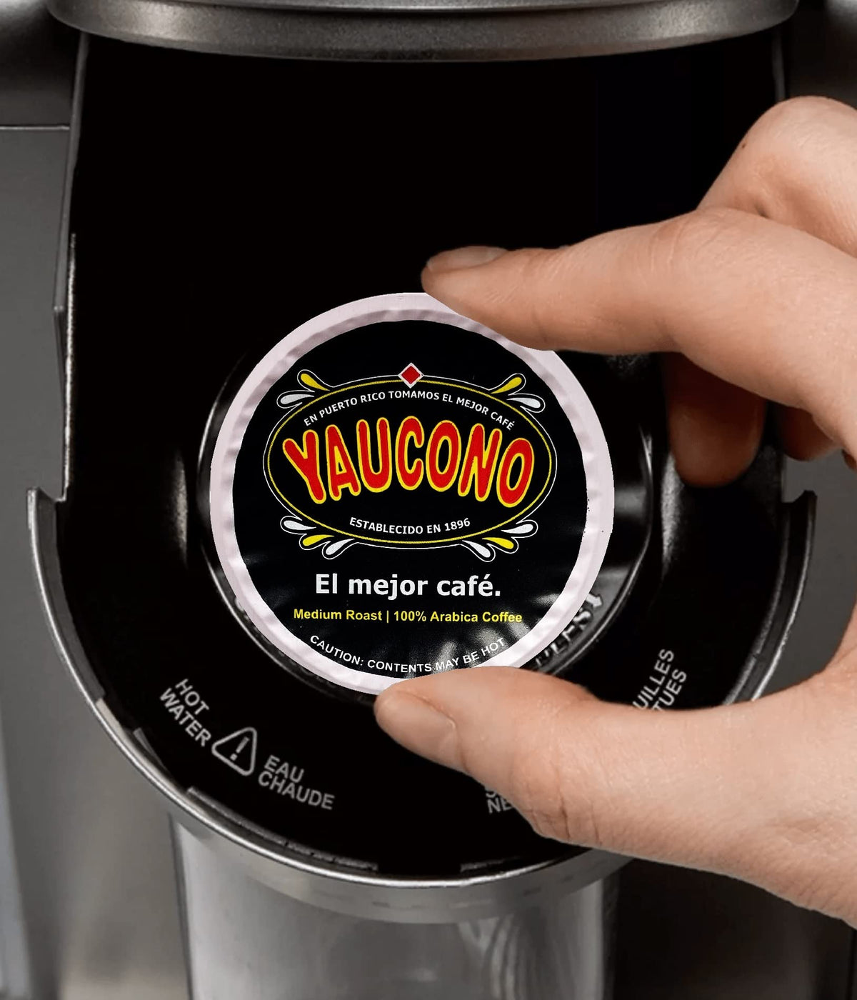 Yaucono Ground Medium Roast Arabica Coffee Pods — 72 Count, Keurig Compatible