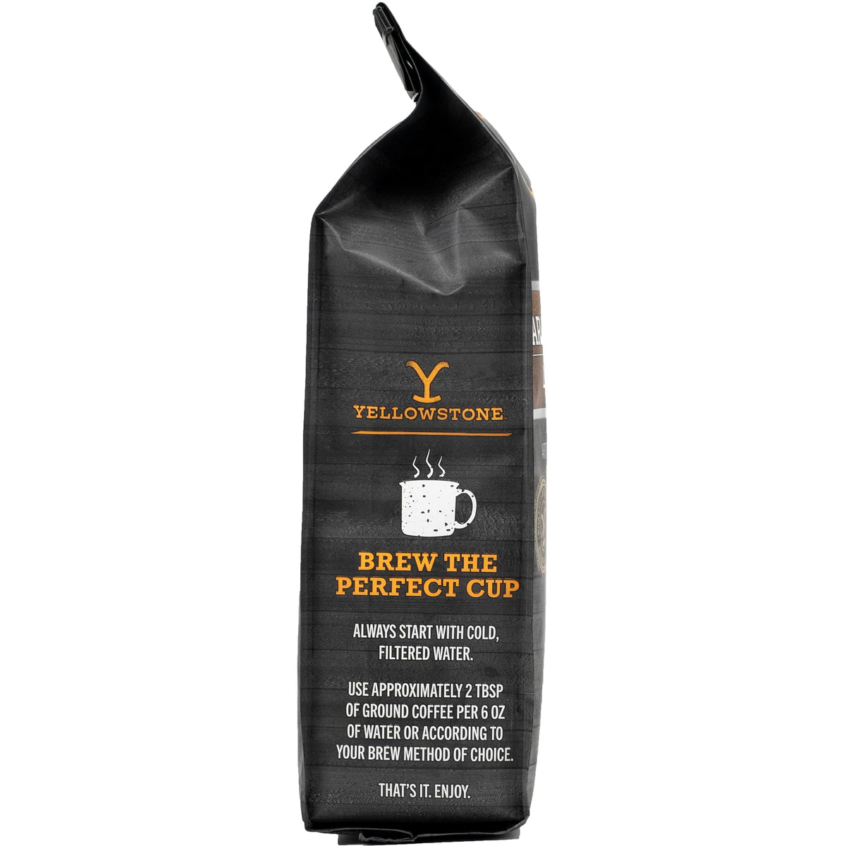 Yellowstone Caramel Oatmeal Light Roast Coffee — 100% Arabica, 36 oz (3 x 12 oz)