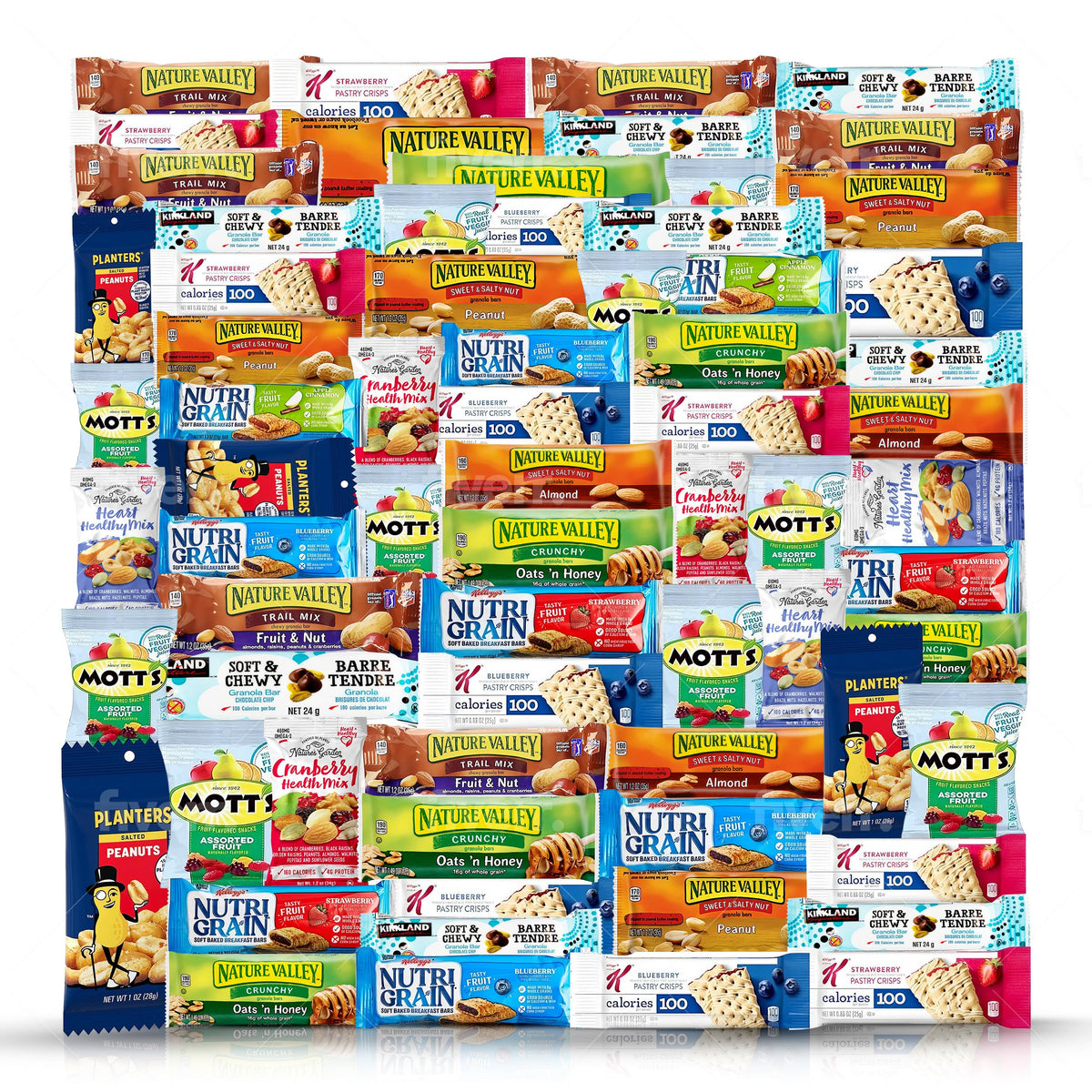 YESY Healthy Snacks Gift Box – 67 Count Premium Mixed Snacks Pack for Home & Office