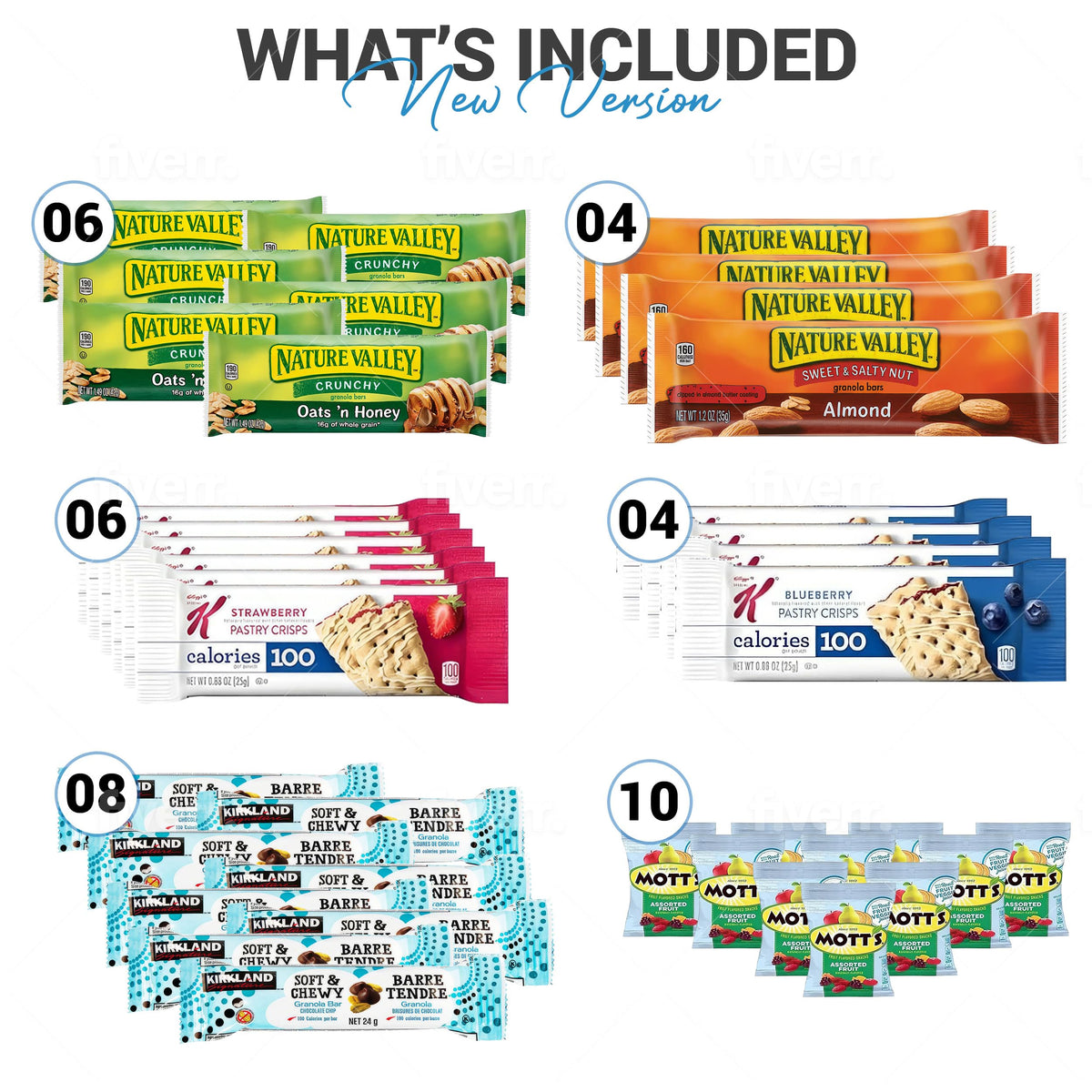 YESY Healthy Snacks Gift Box – 67 Count Premium Mixed Snacks Pack for Home & Office