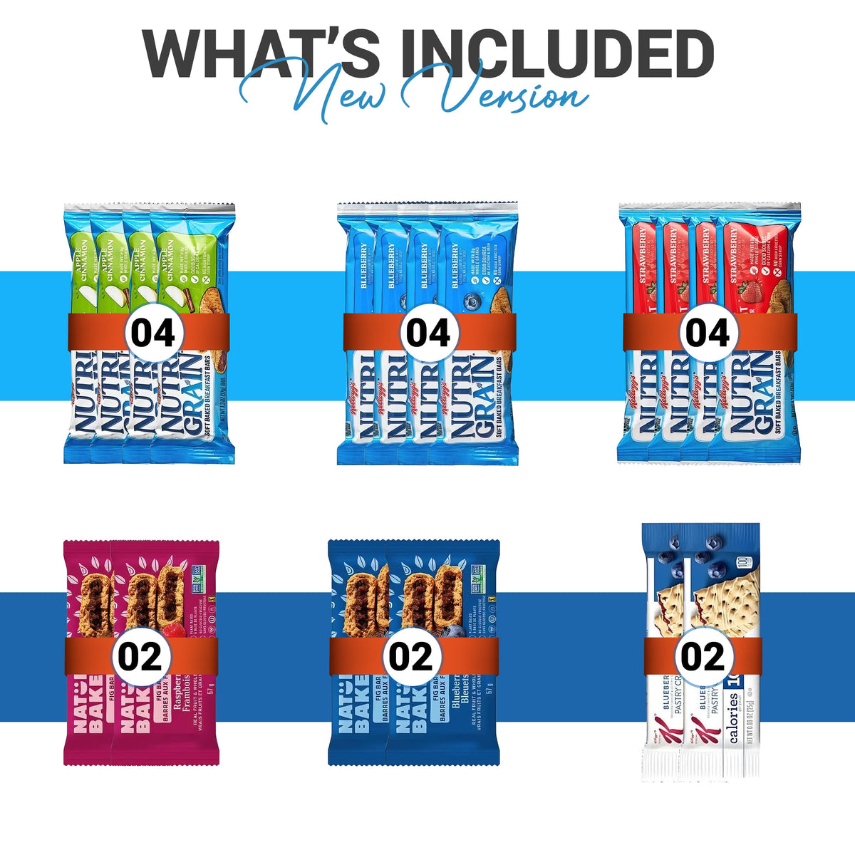 YESY Healthy Snacks Gift Box – 70-Count Variety Pack of Granola Bars & Breakfast Bars