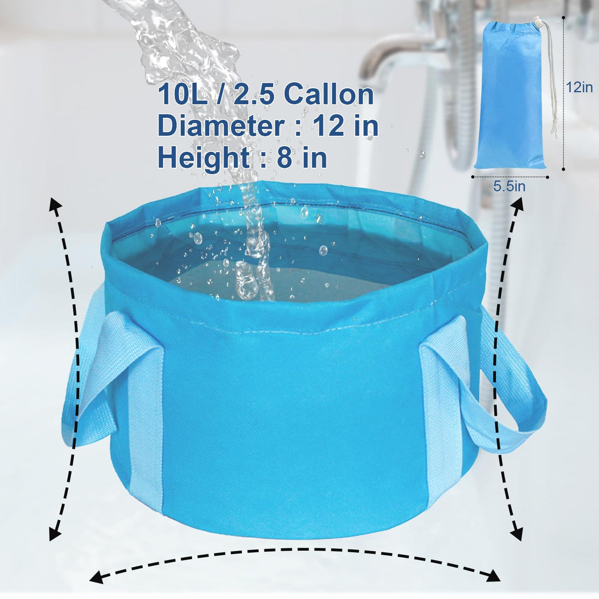 YoTmake Ionic Detox Foot Bath SPA Machine, Ionic Cleanse Detox Foot Bath Spa Machine with Blue Bucket for Health Care Personal Home Travel