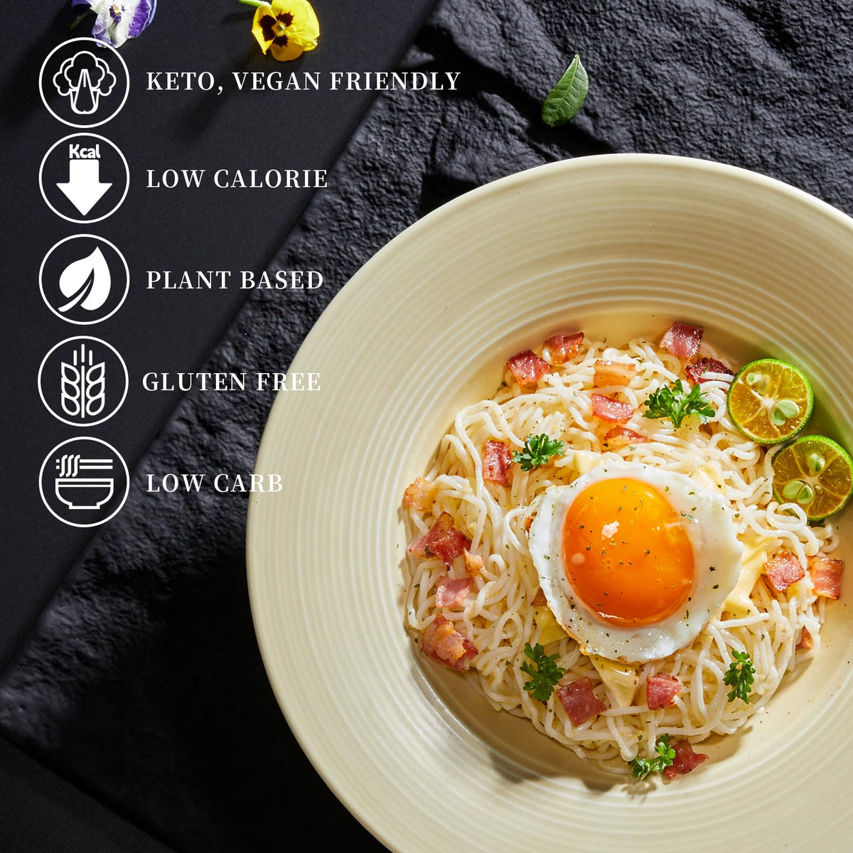 YUHO Shirataki Konjac Noodles & Rice — 8 Pack, Low Carb, Gluten Free, Keto Friendly