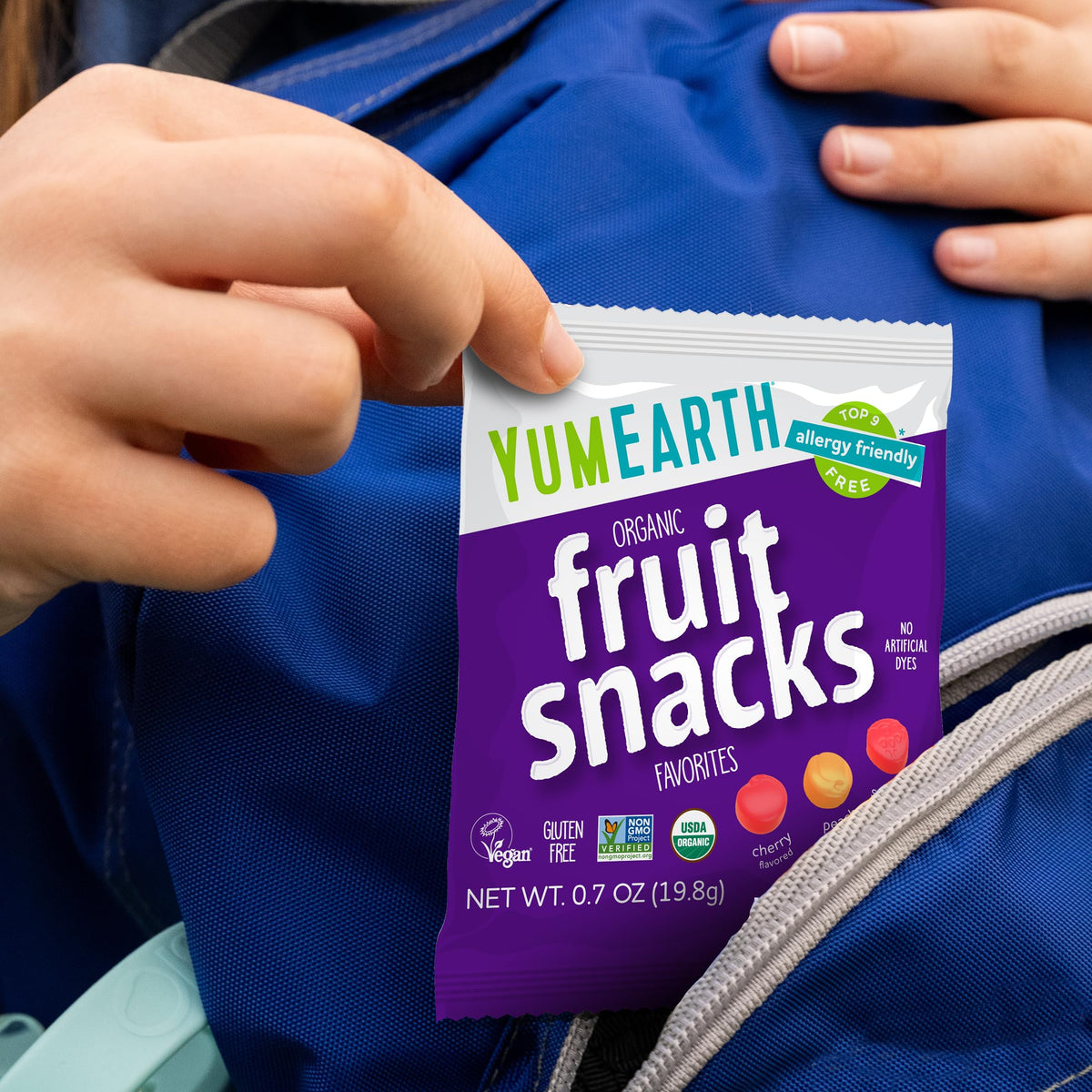 YumEarth Organic Fruit Snacks – Pack of 35, 0.7 oz, Allergy Friendly, Gluten Free, Non-GMO, Dye Free