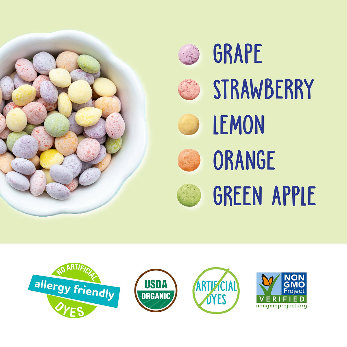 YumEarth Organic Sour Giggles Chewy Candy – Allergy Friendly, Vegan & Gluten Free (Pack of 6)