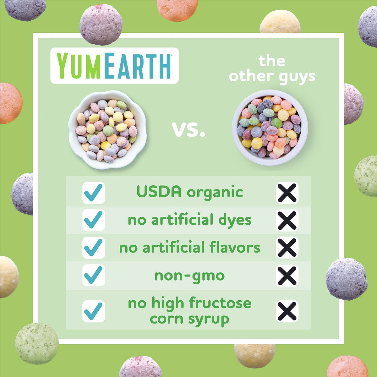 YumEarth Organic Sour Giggles Chewy Candy – Allergy Friendly, Vegan & Gluten Free (Pack of 6)