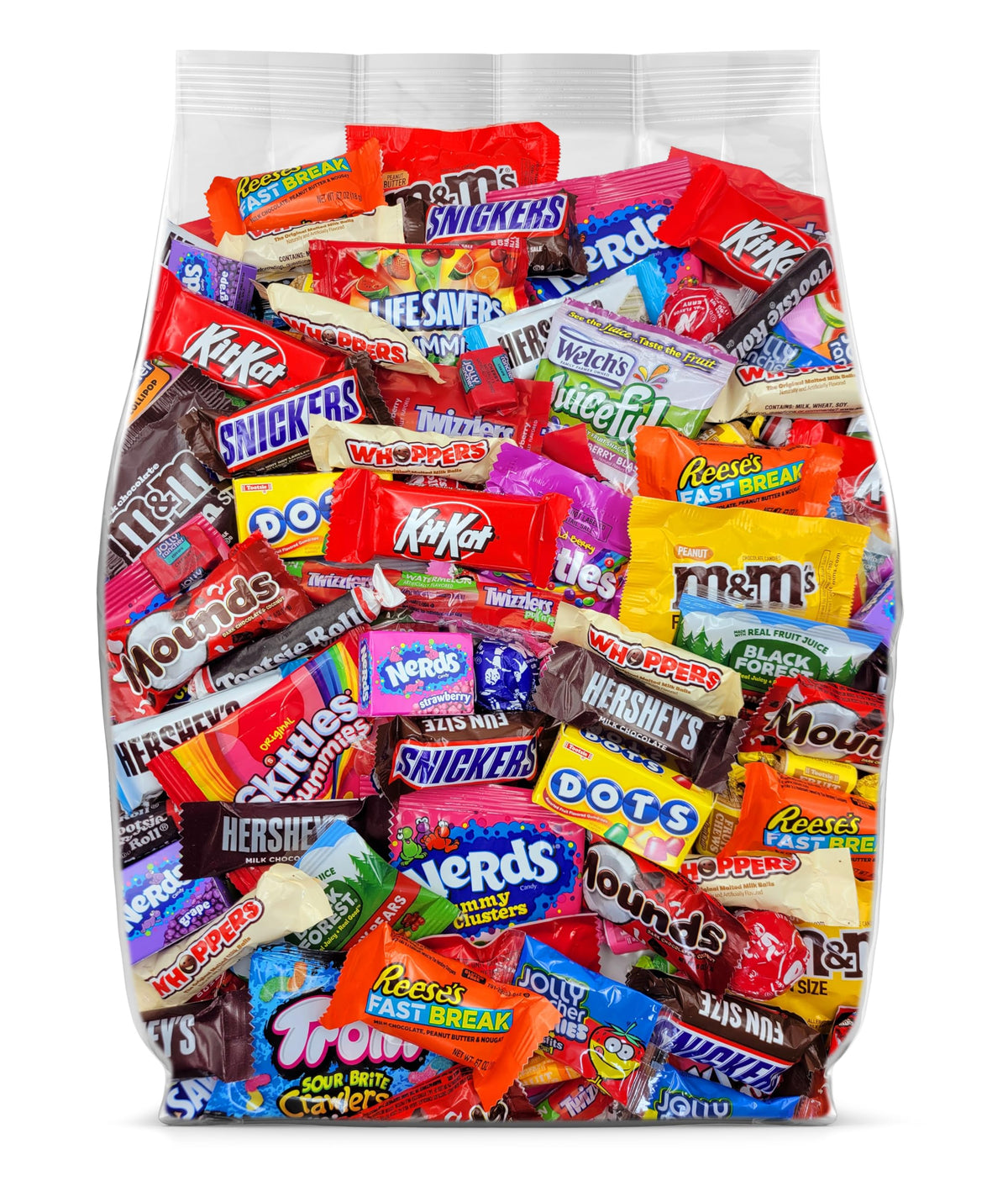 Yummy Chew Assorted Chocolate Candy Variety Pack – 5lb Bulk, Individually Wrapped Chocolates