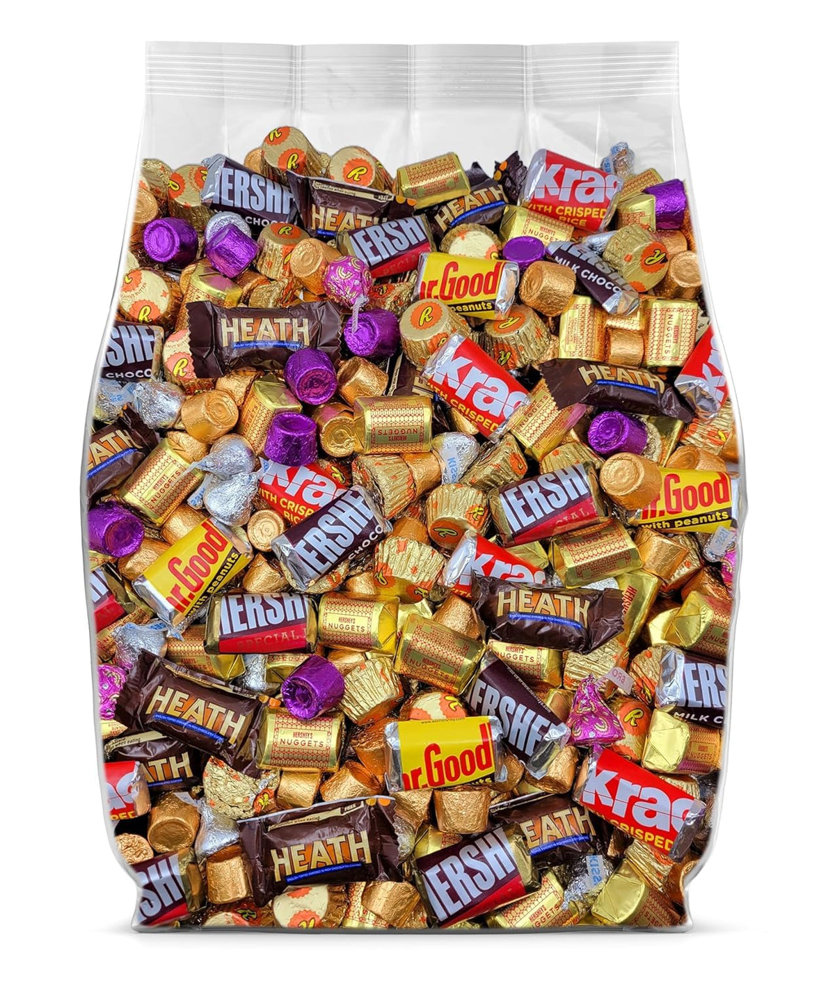 Yummy Chew Assorted Chocolate Variety Pack – 5lb Bulk Candy, Individually Wrapped