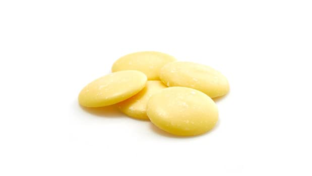 Yupik Organic Cocoa Butter Wafers — 2.2 lb (35.2 oz), Vegan, Gluten-Free, No Additives