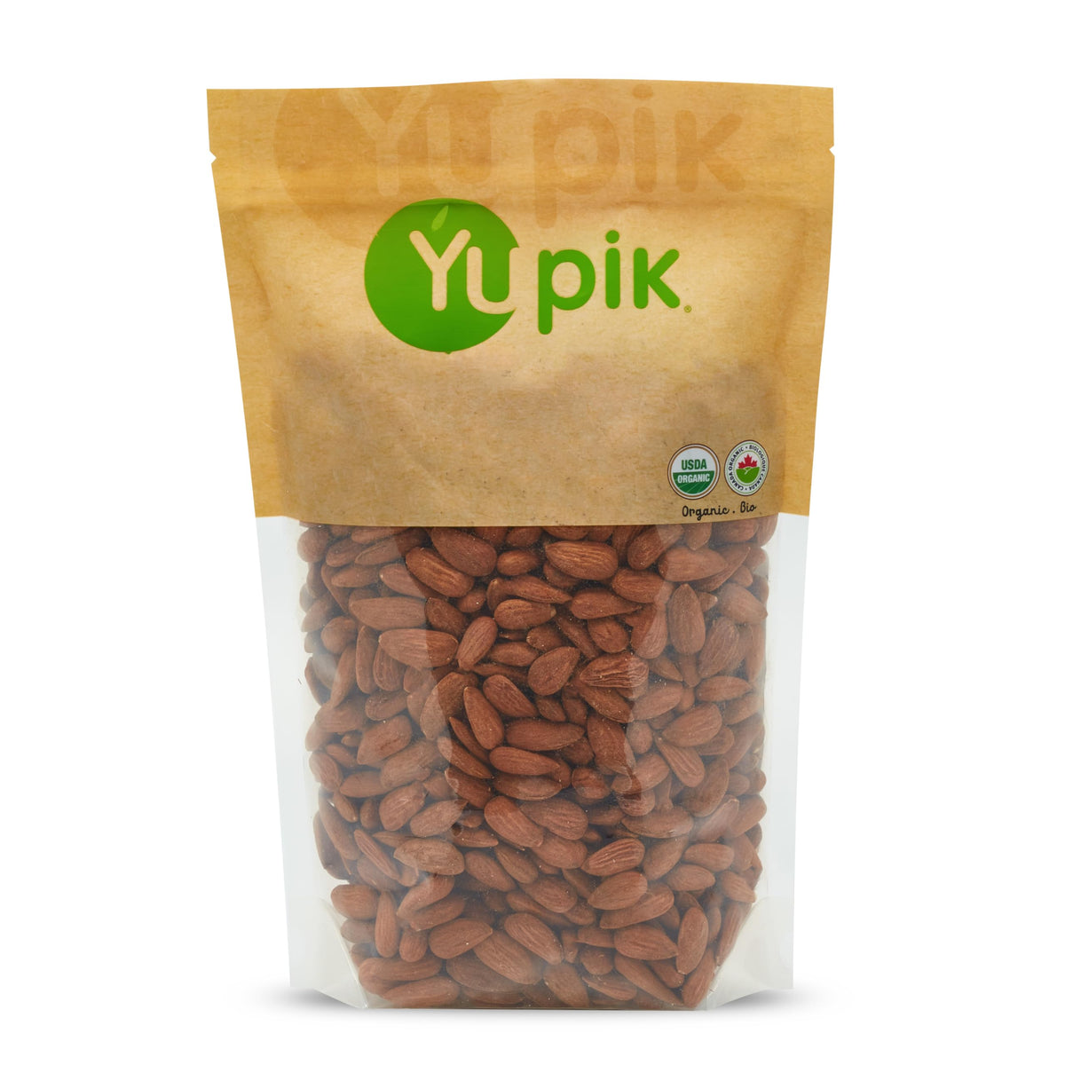 Yupik Organic Raw European Almonds – 2.2 lb, Non-GMO, Vegan, Gluten-Free, Protein & Fiber