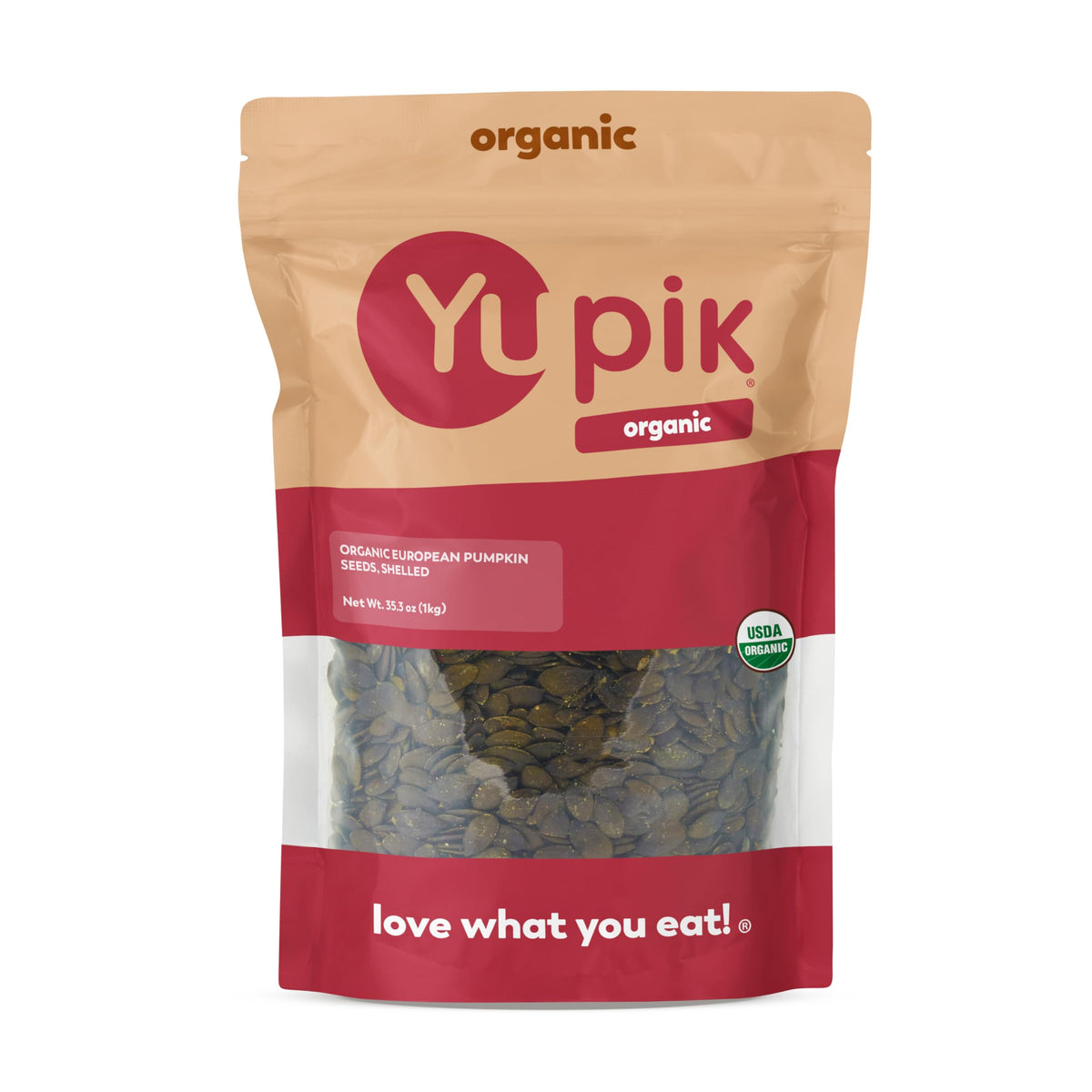 Yupik Organic European Pumpkin Seeds No Shell – 2.2 lb, Gluten-Free