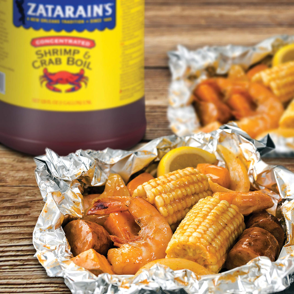 Zatarain's Concentrated Shrimp & Crab Boil - 1 gal Liquid Crab Boil