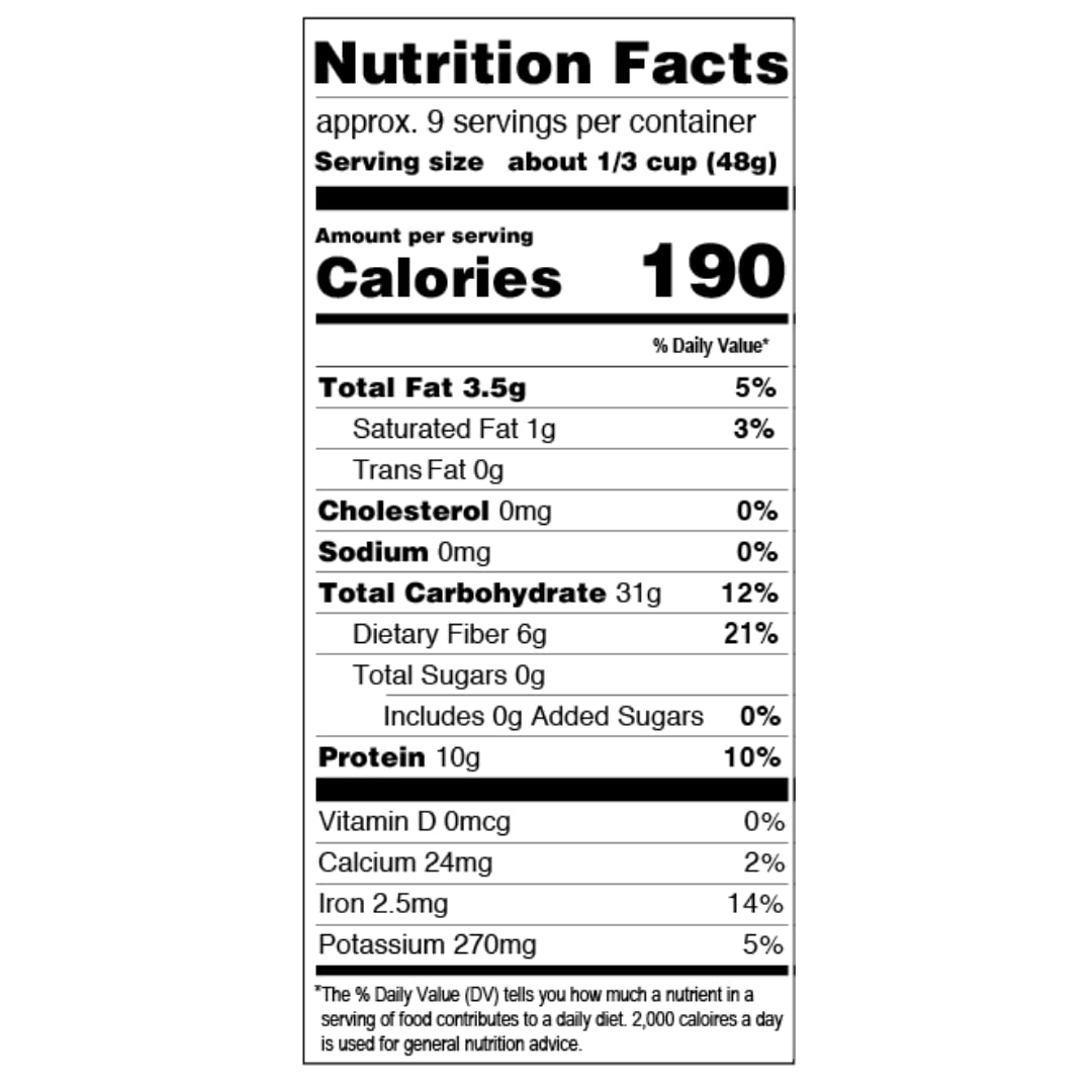 ZEGO Double Protein Raw Oats - Organic Gluten Free, Purity Protocol, Glyphosate Free | 14oz Bags x5 (70oz Total)