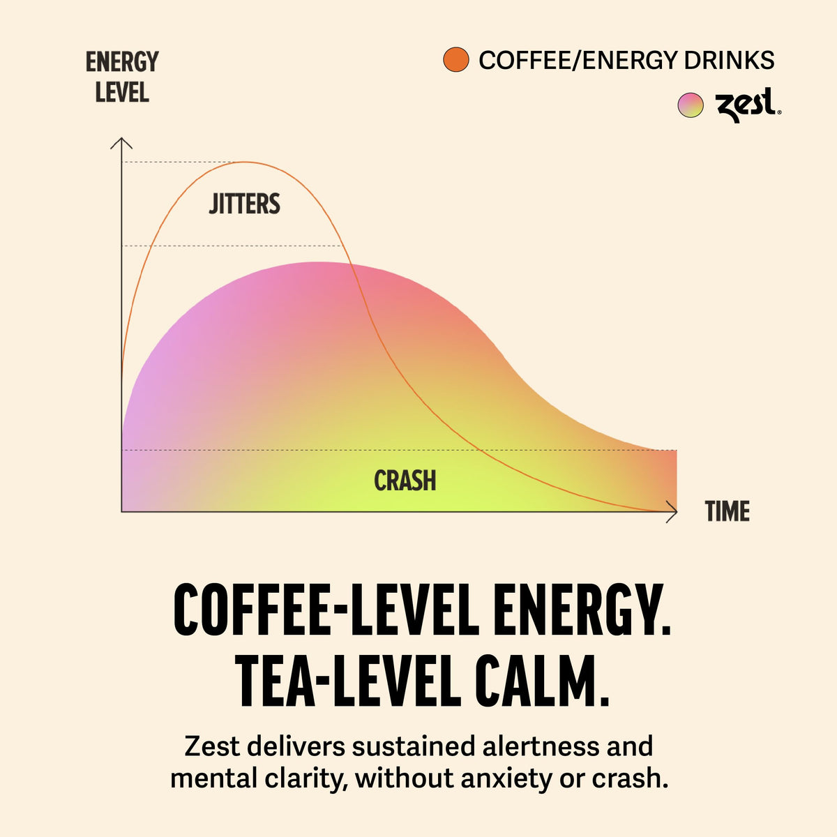 ZEST Energy Black Tea – Spicy Masala Chai, 150mg Caffeine